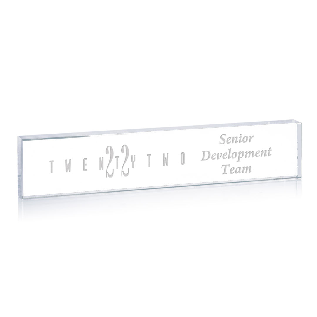 Lancaster Nameplate - Deep Etch 3