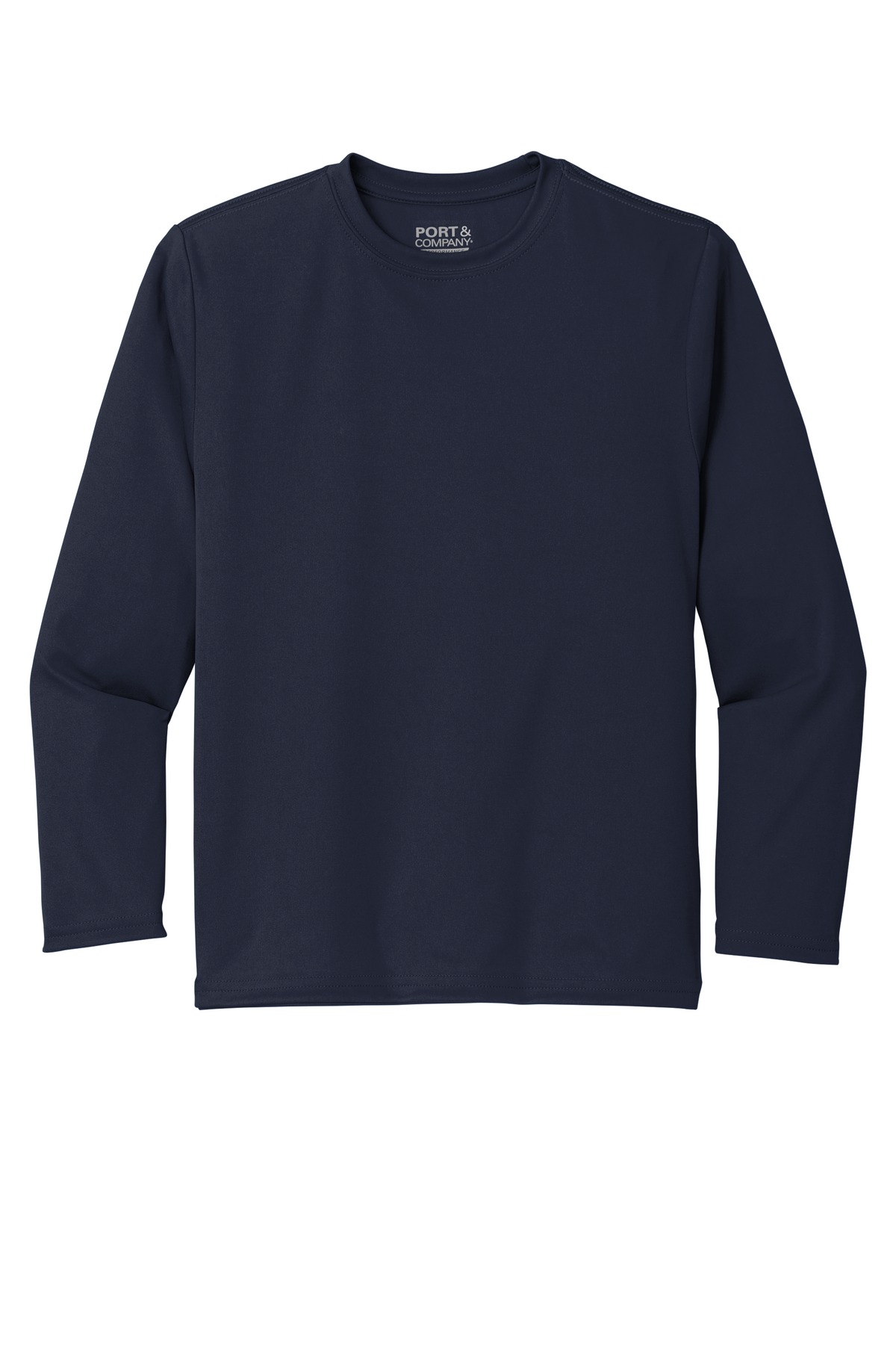 Port & Co Youth Long Sleeve Performance Tee PC380YLS 10