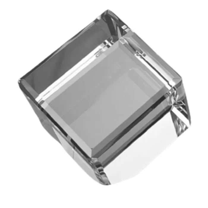 Optical Crystal Bevel Edged Cube 6