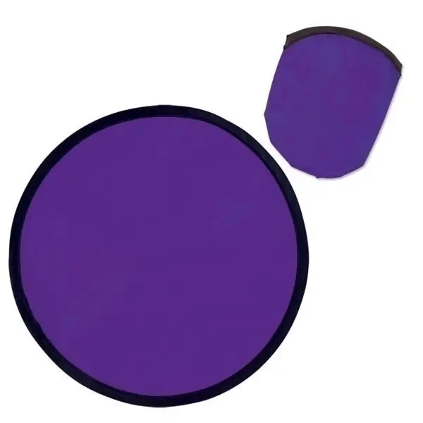Budget Nylon foldable flying disc With Storage Pouch 3