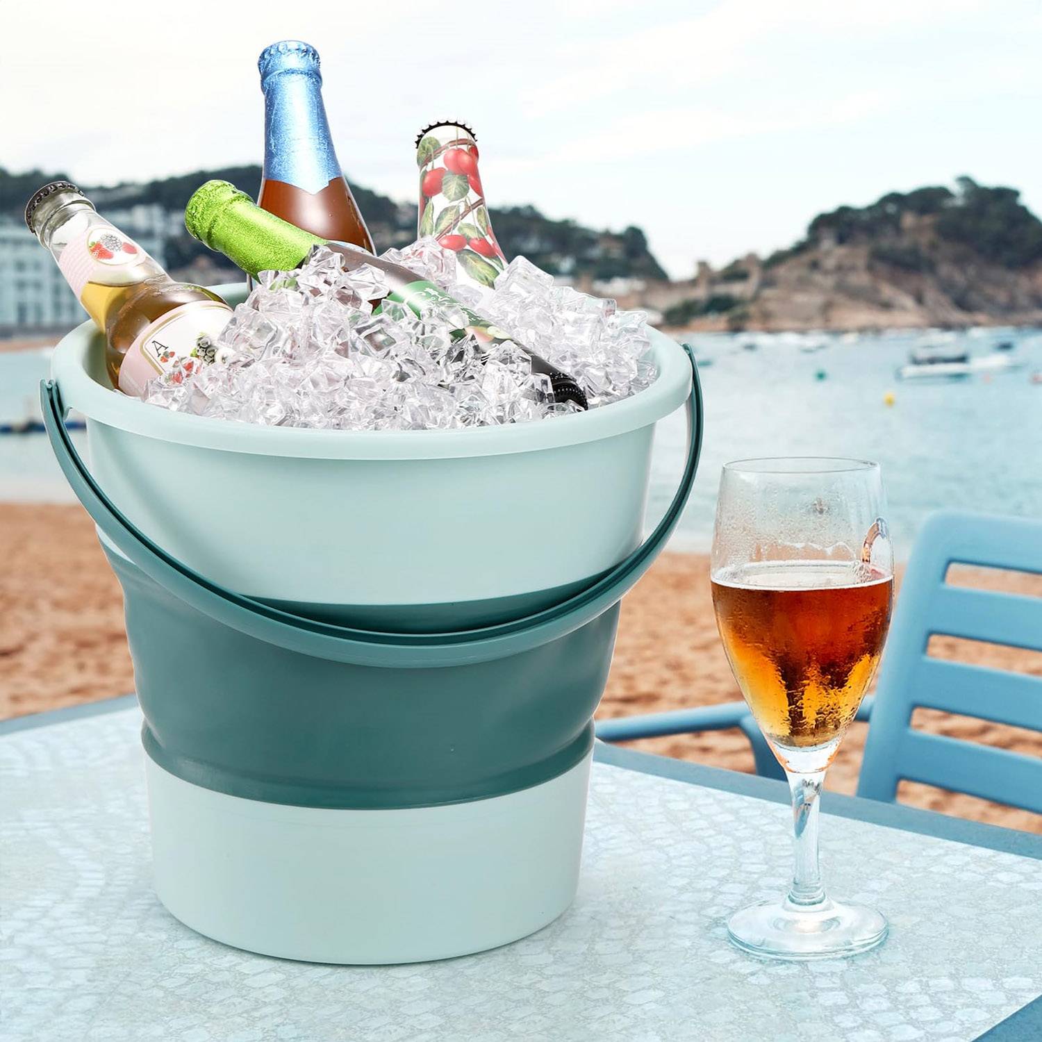 Foldable Bucket w/ Handle 4