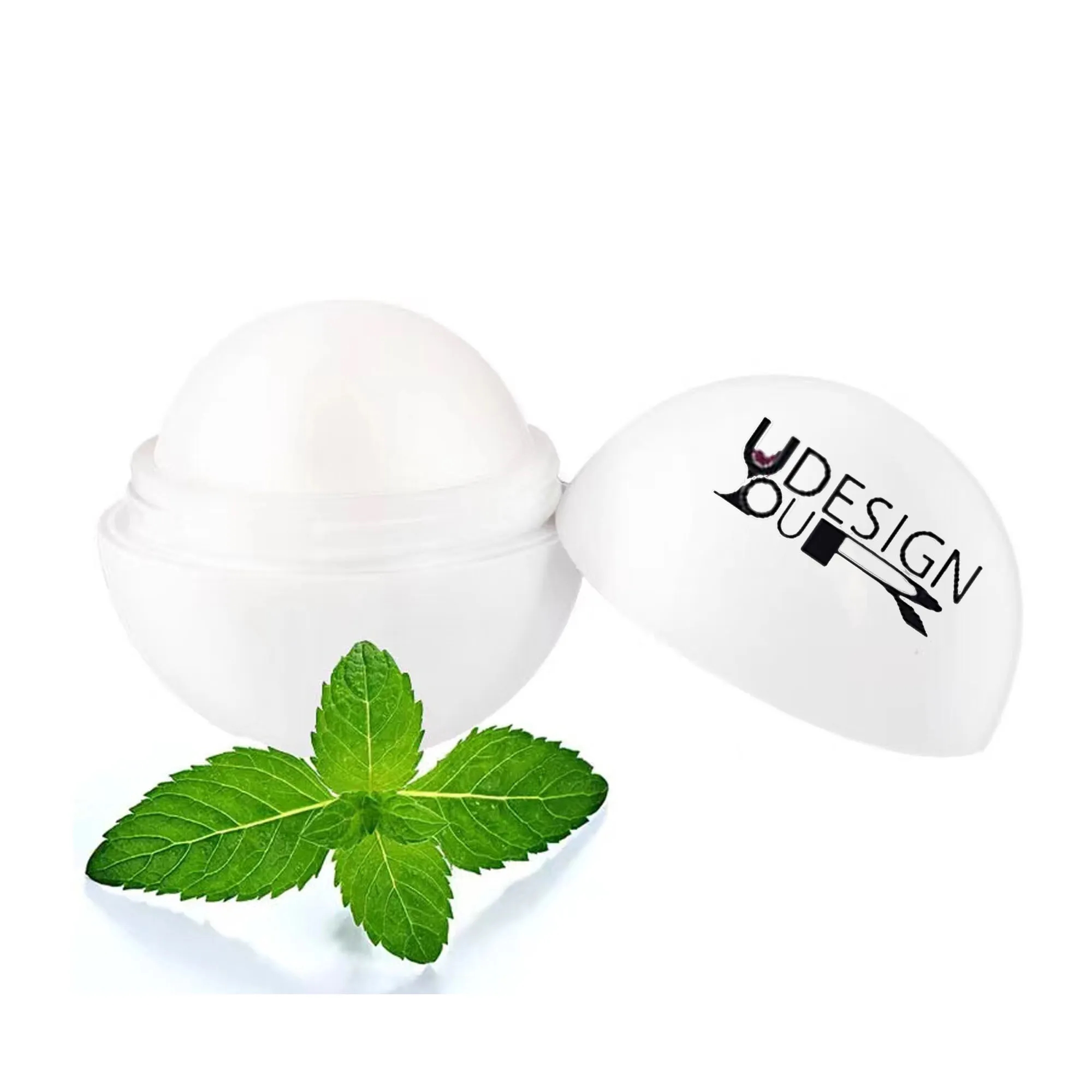 Round lip balm in various fruit flavors 6