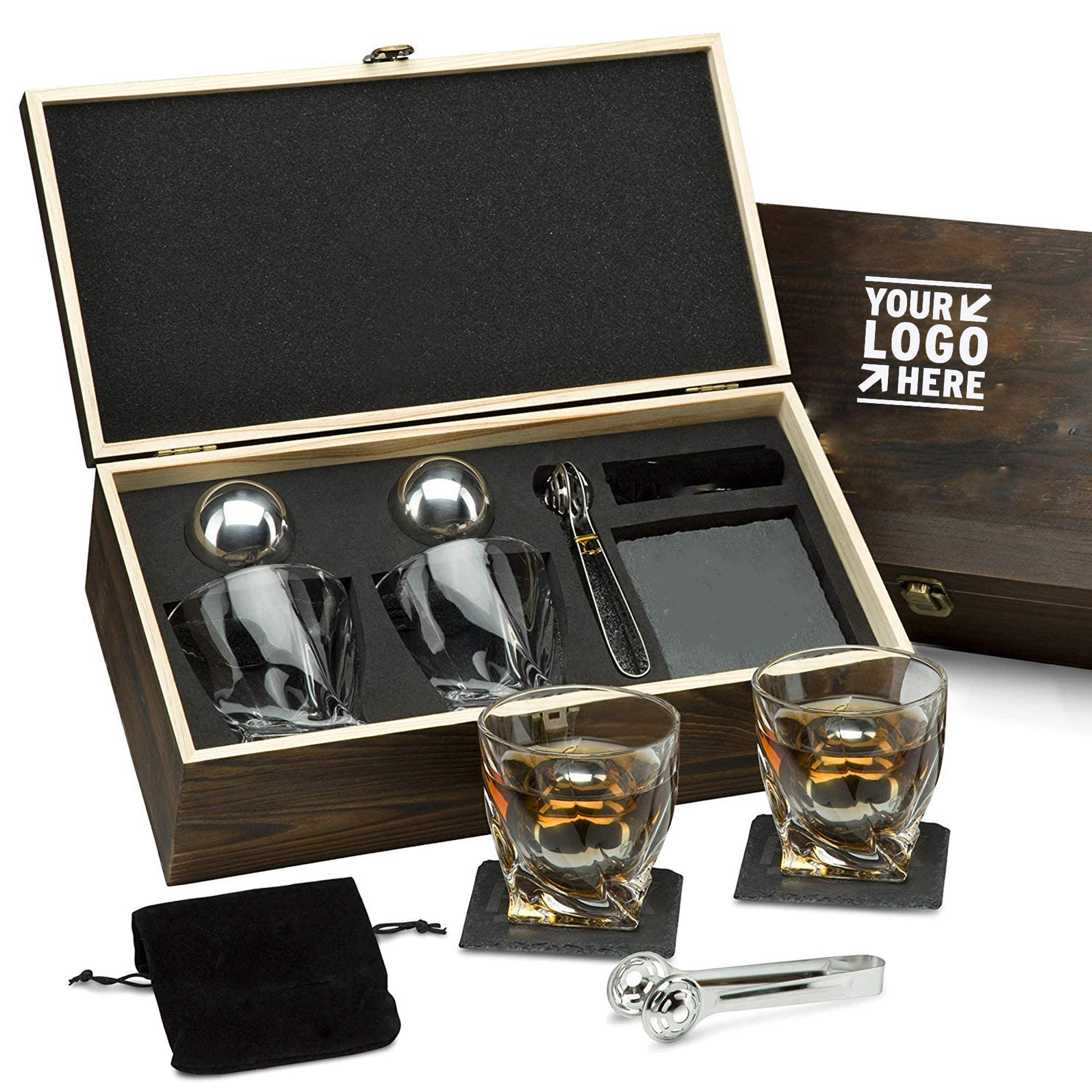 Premium Whiskey Stones Gift Set