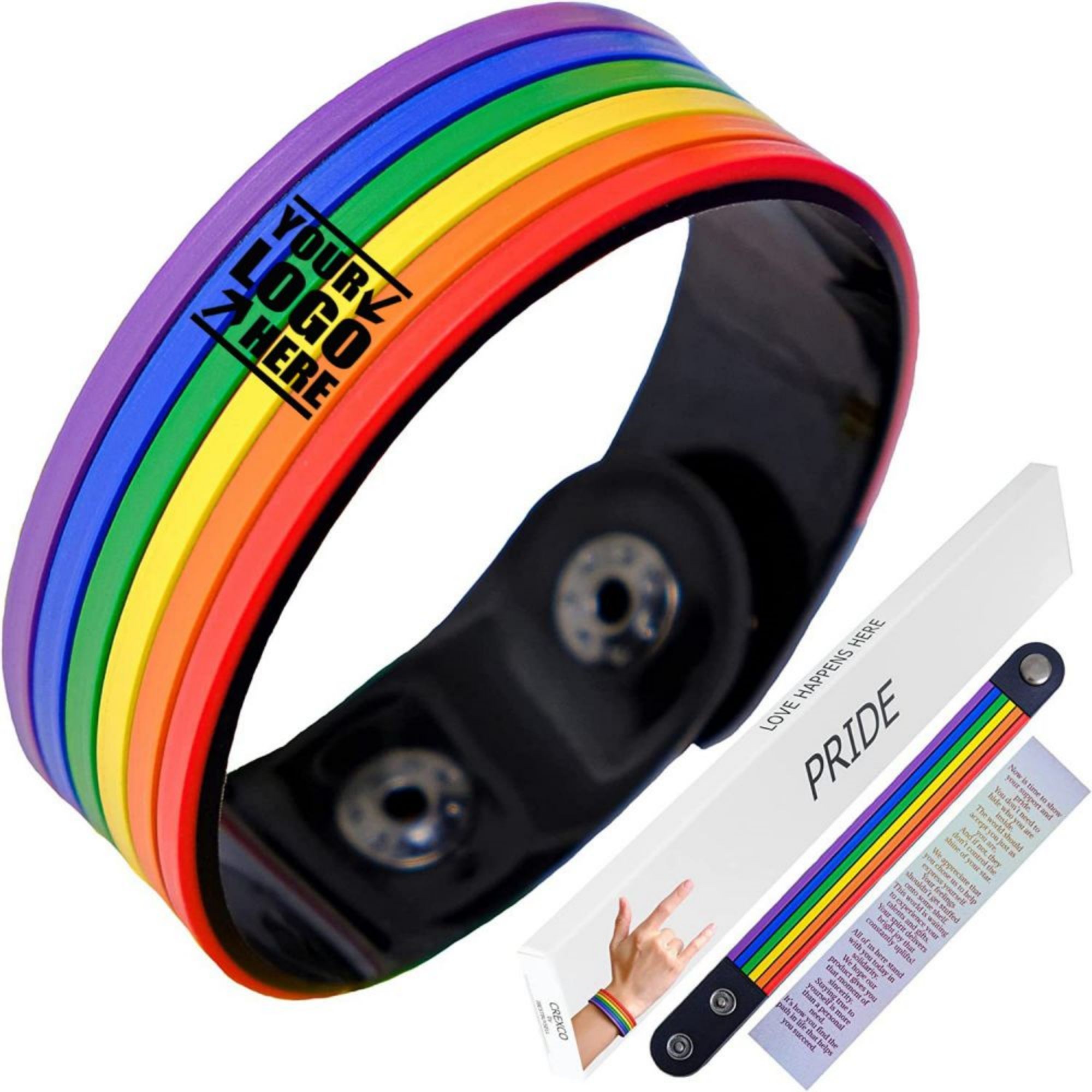 Rainbow Pride Bracelet for LGBTQ+ Gifts 1