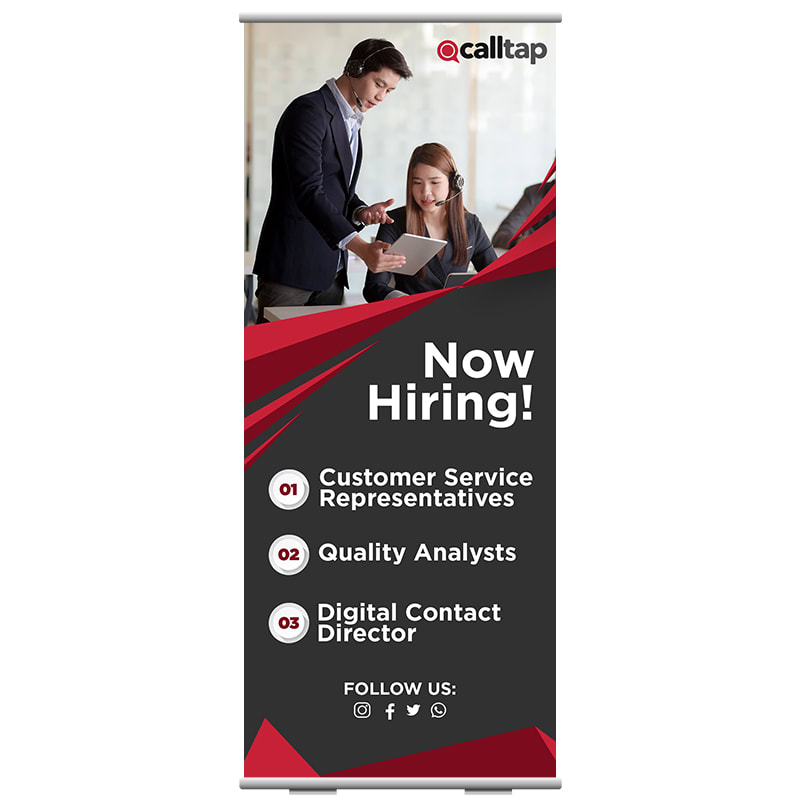 33 X 80 Inch Full Color Roll Up Retractable Banner Stands 3