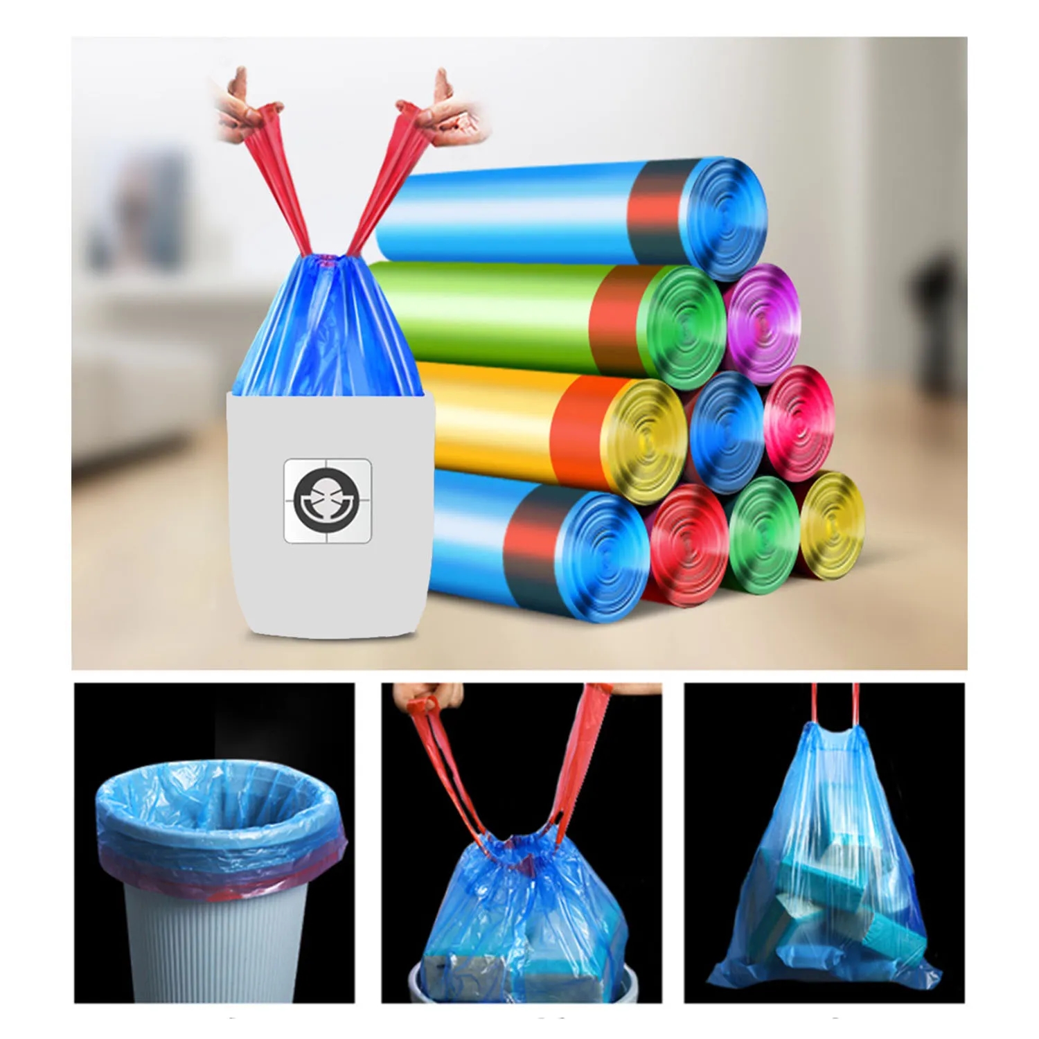 Drawstring Trash Bags 1