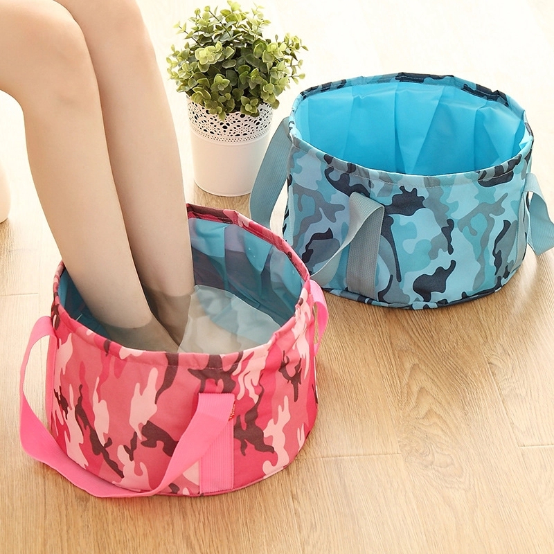 Outdoor Collapsible Bucket with Carring Pouch 4