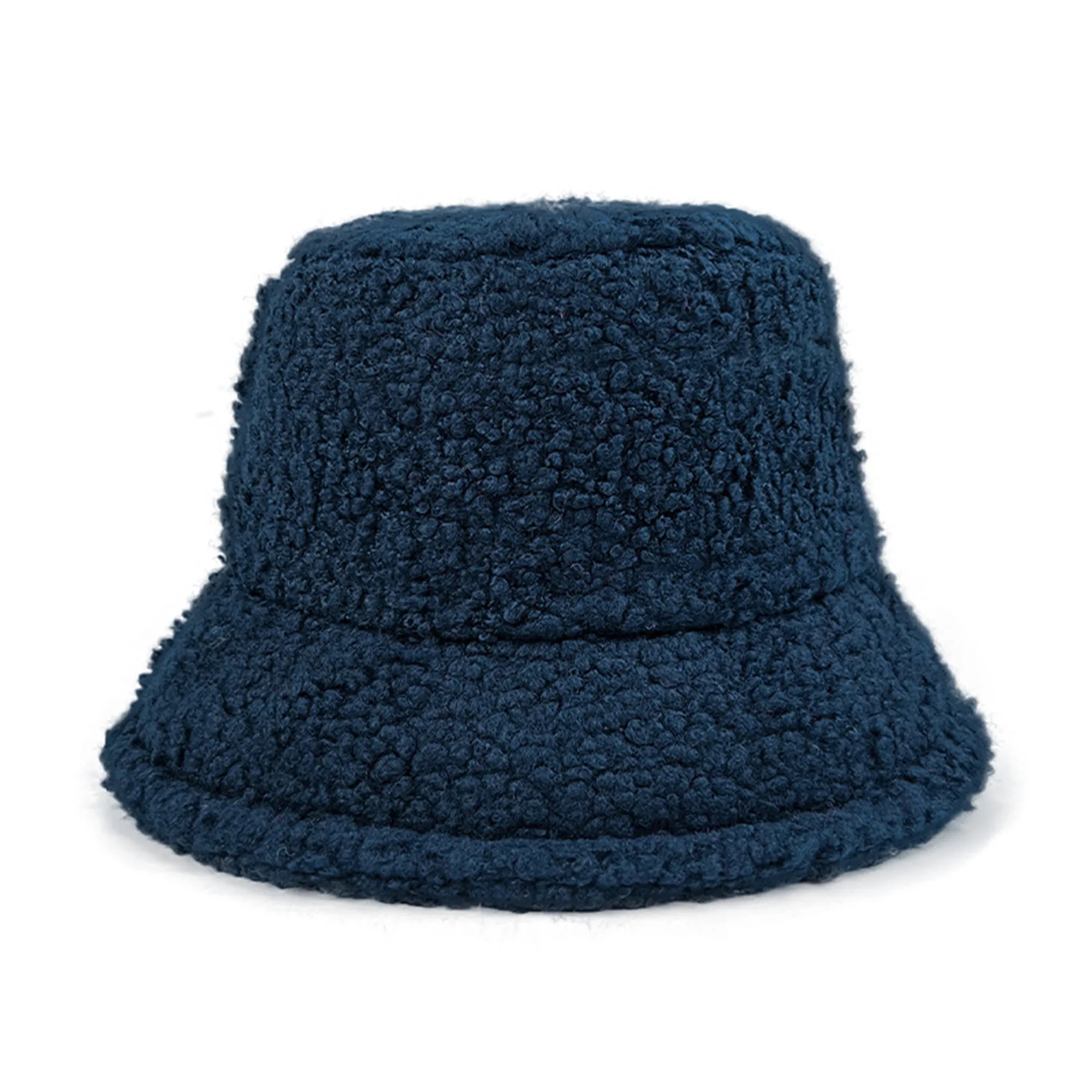 Winter Plush Fuzzy Bucket Hat 16