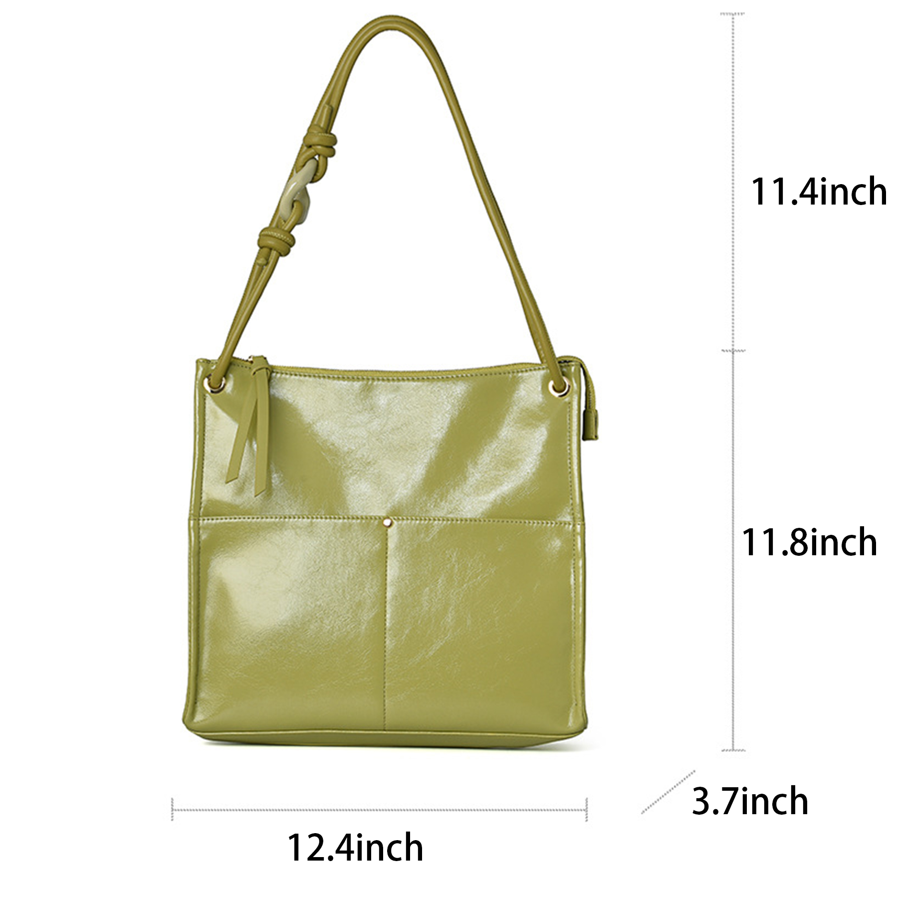 PU Ladies Large Capacity Tote Bag, custom tote bag with logo imprint 3