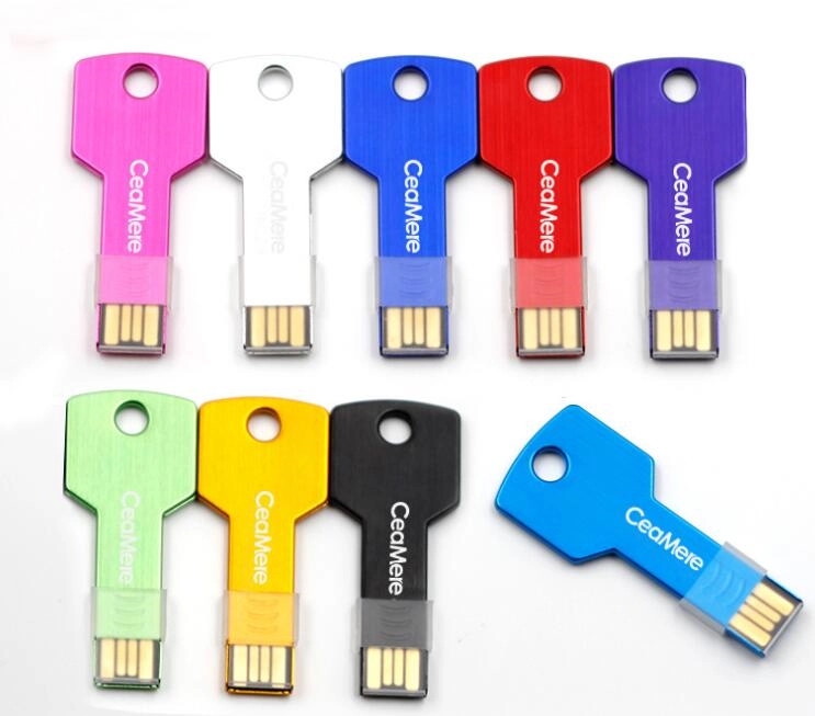 Metal Key Shaped USB Flash Drive 3