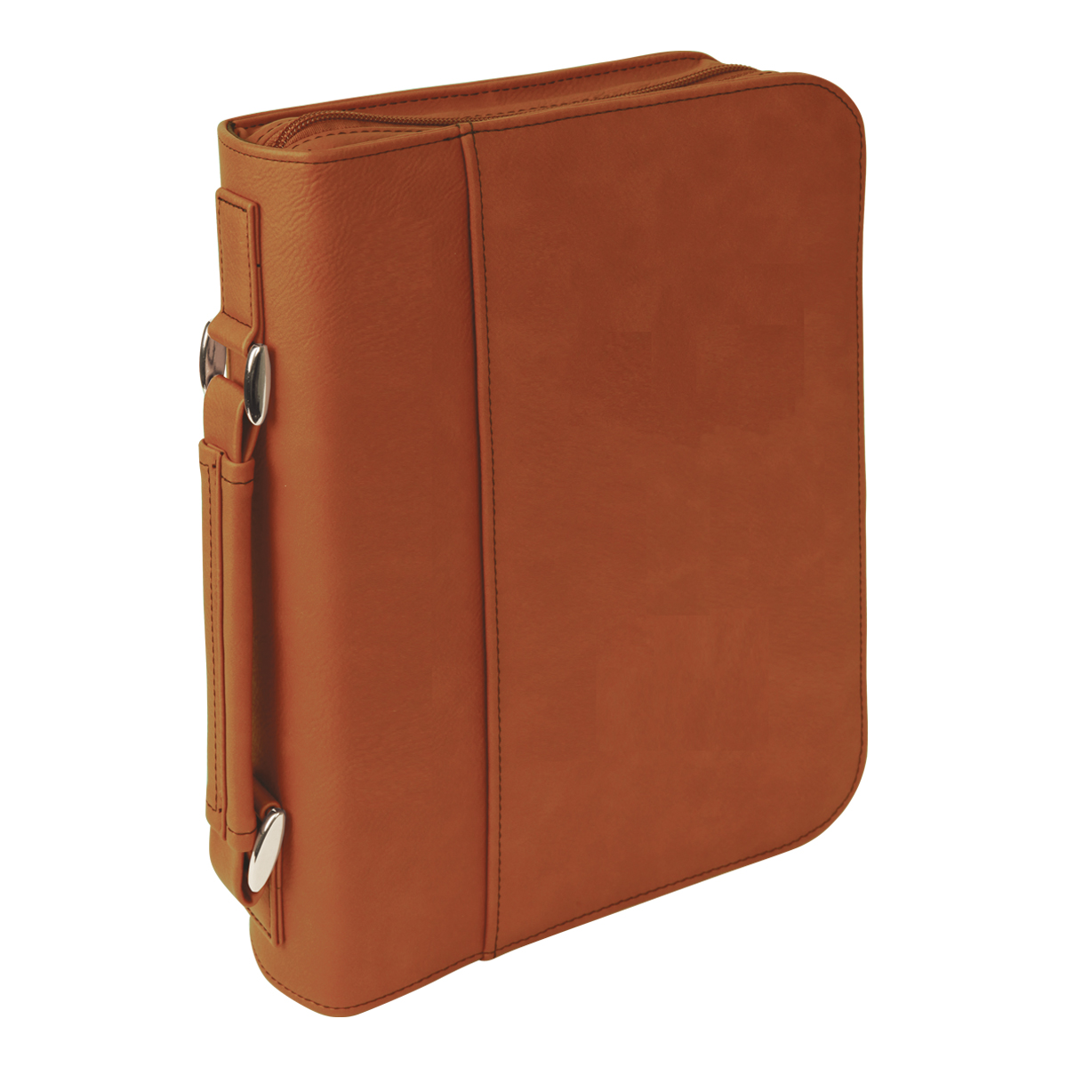 7" x 10" Rawhide Leatherette Book/Bible Cover with Handle & Zipper 3