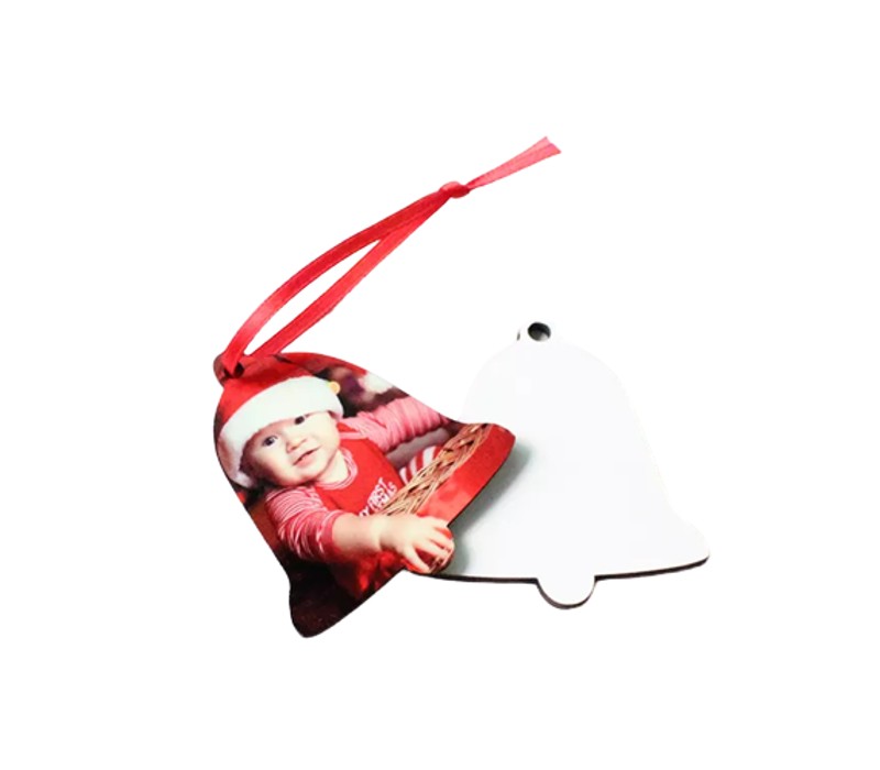 Bell MDF Christmas Ornament 3