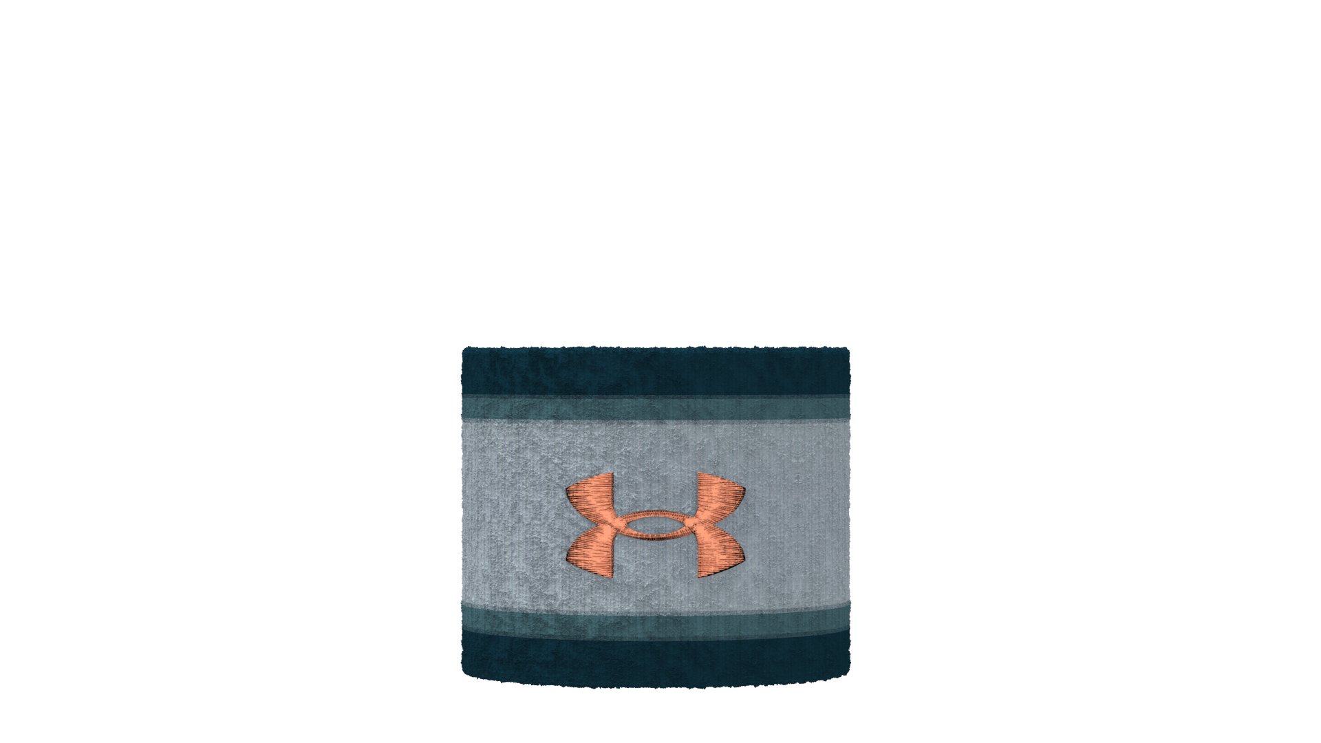 UA Striped Performance Terry Unisex 2-Pack Wristbands 4
