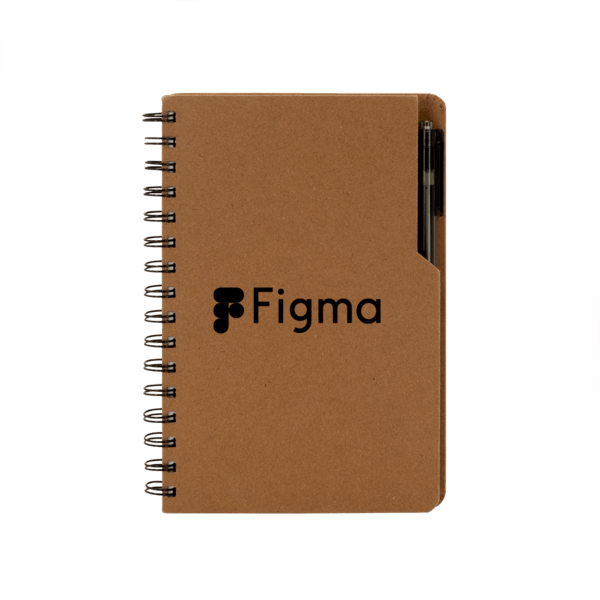 Kraft Notebook & RPET Pen Set 5