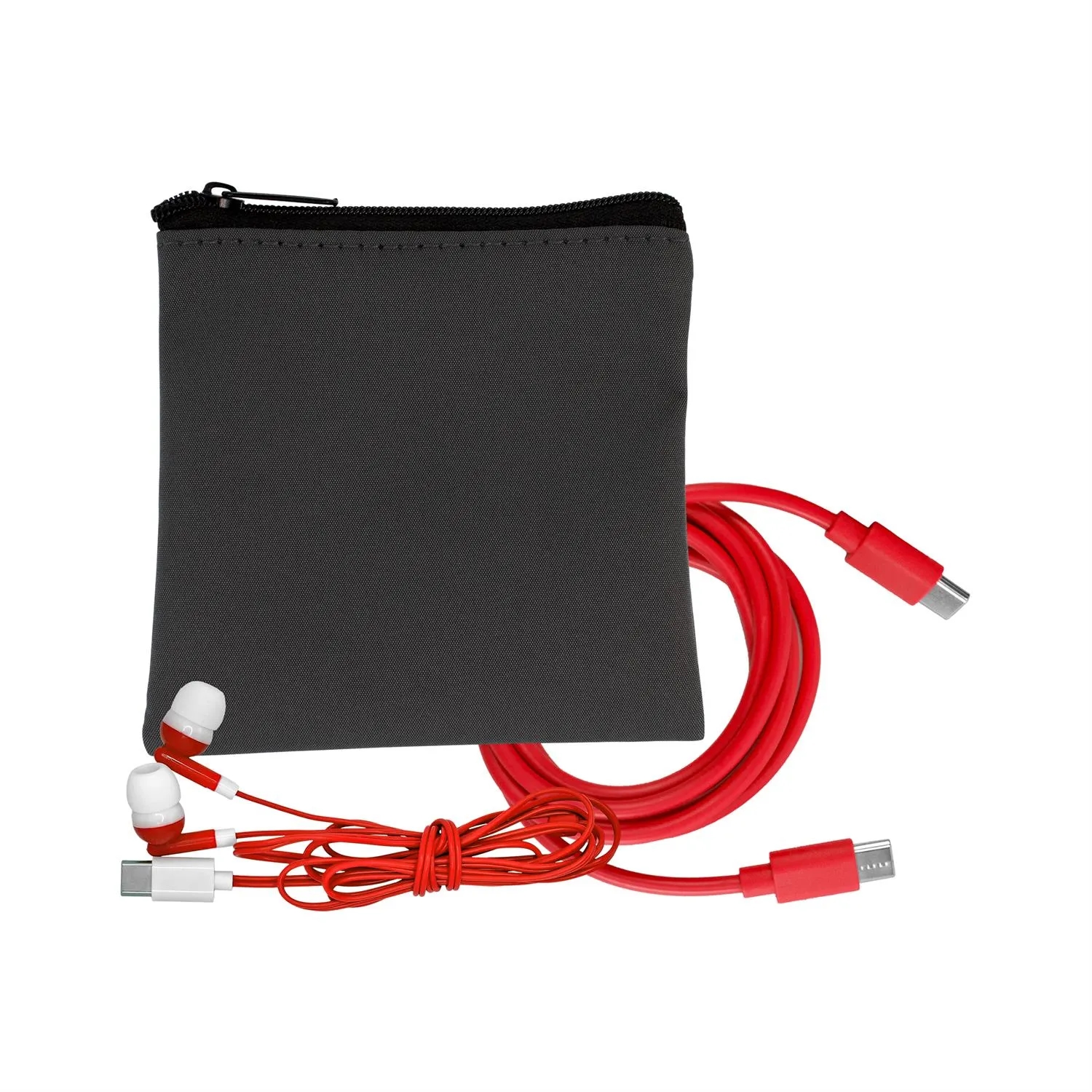 Gray Executive C to C Cable & Ear Bud Set 13