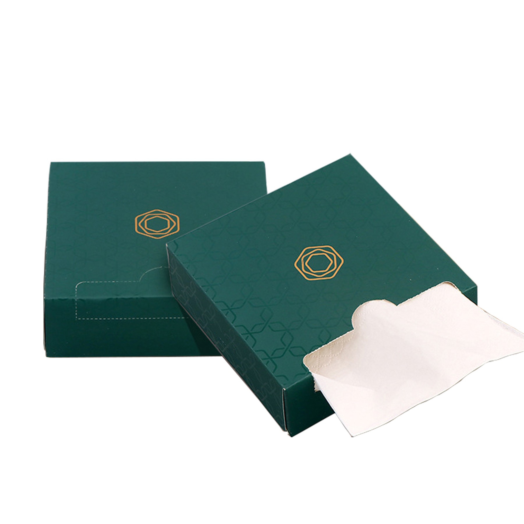 Full Color Printing Square Paper Box With Tissue 1