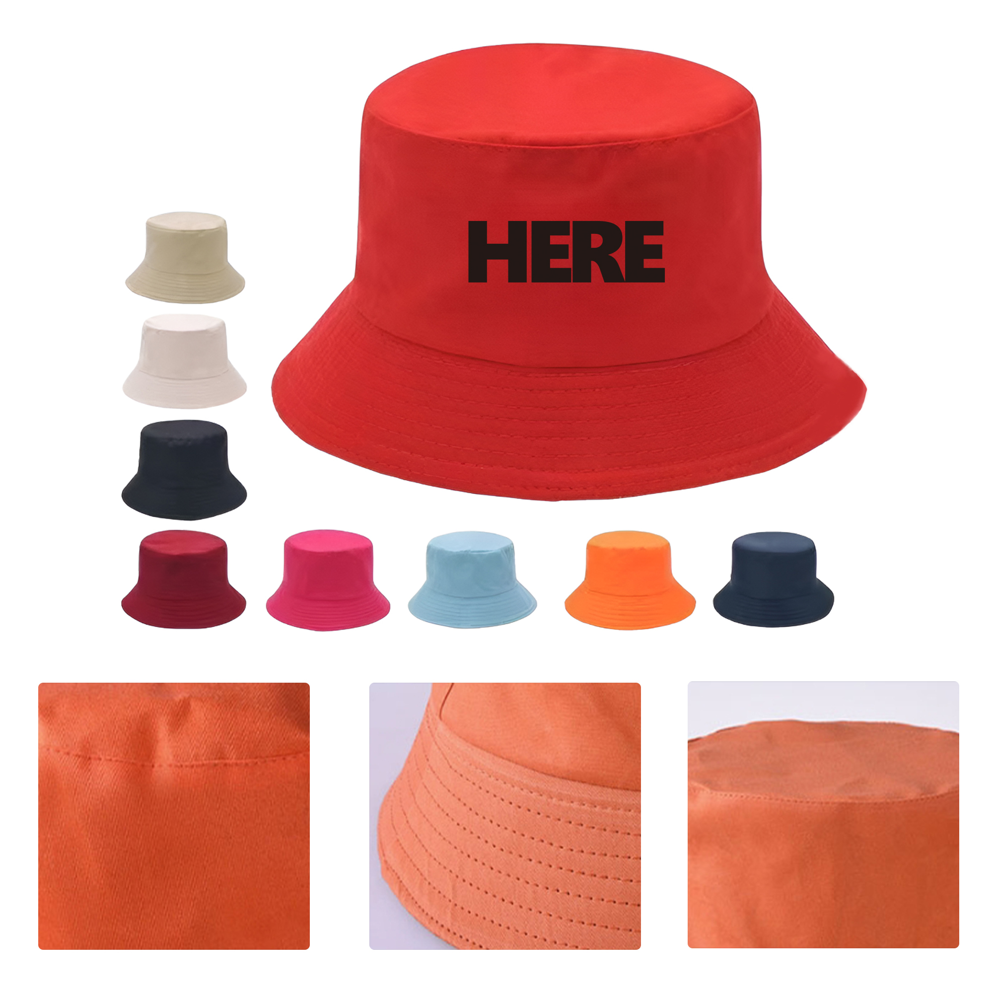 MOQ50 Custom Embroidered Outdoor Sun Hat With Logo 2