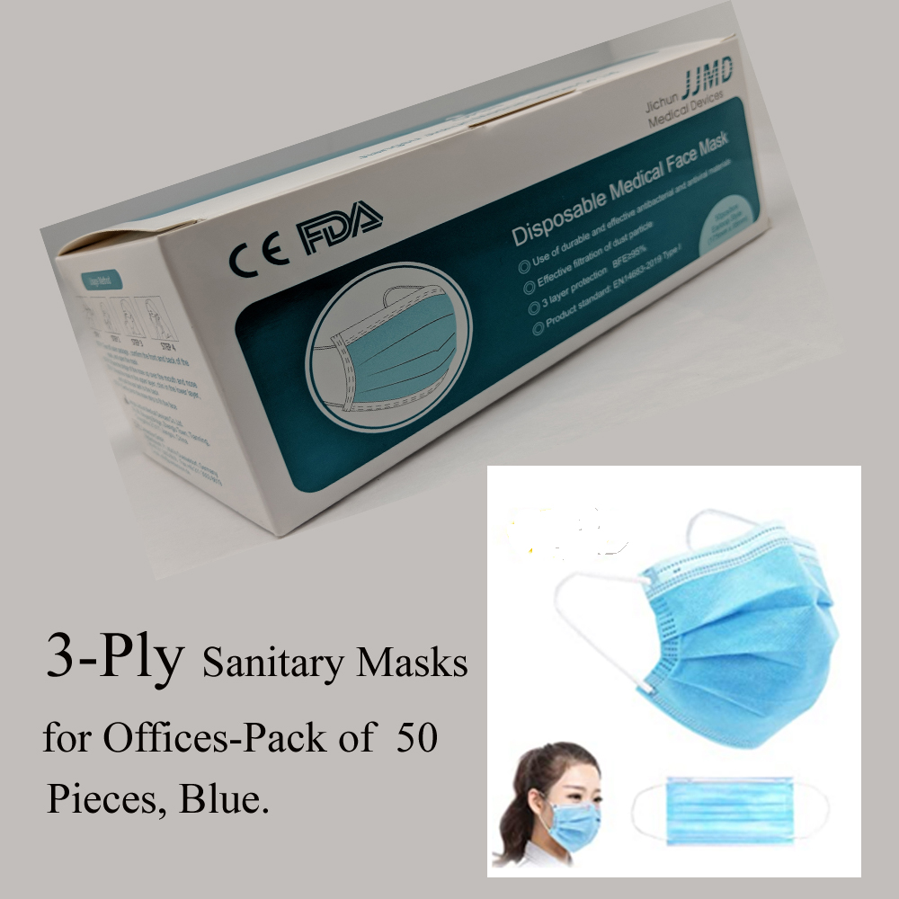 3 Ply Face Mask-50pcsOffice Pack 4