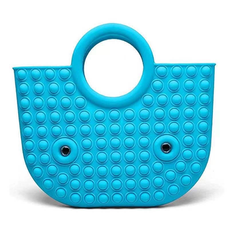 Handbag Push Pop Fidget Toys Silica Gel Tote Bag 7