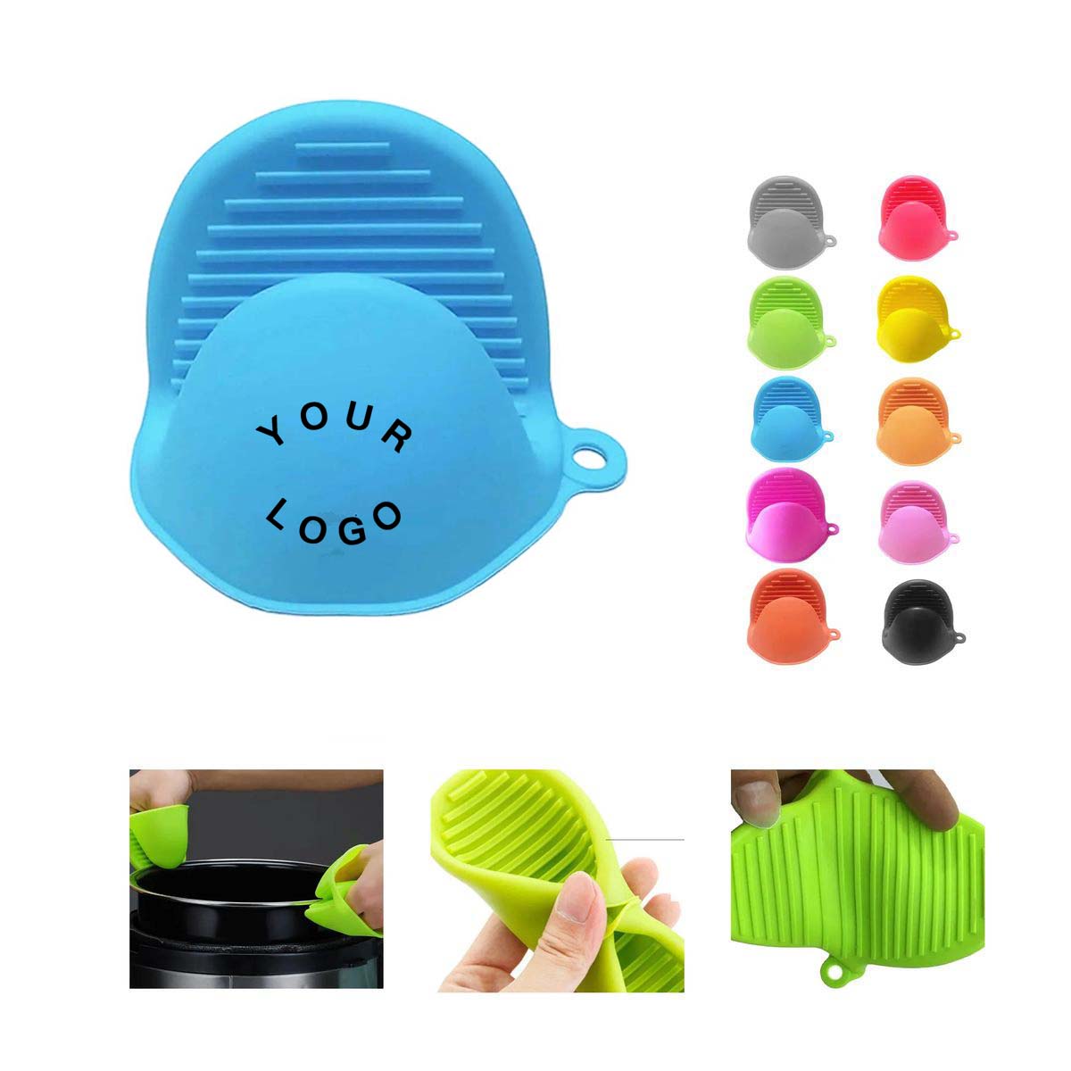 Flexible Silicone Oven Mitt for Baking 2