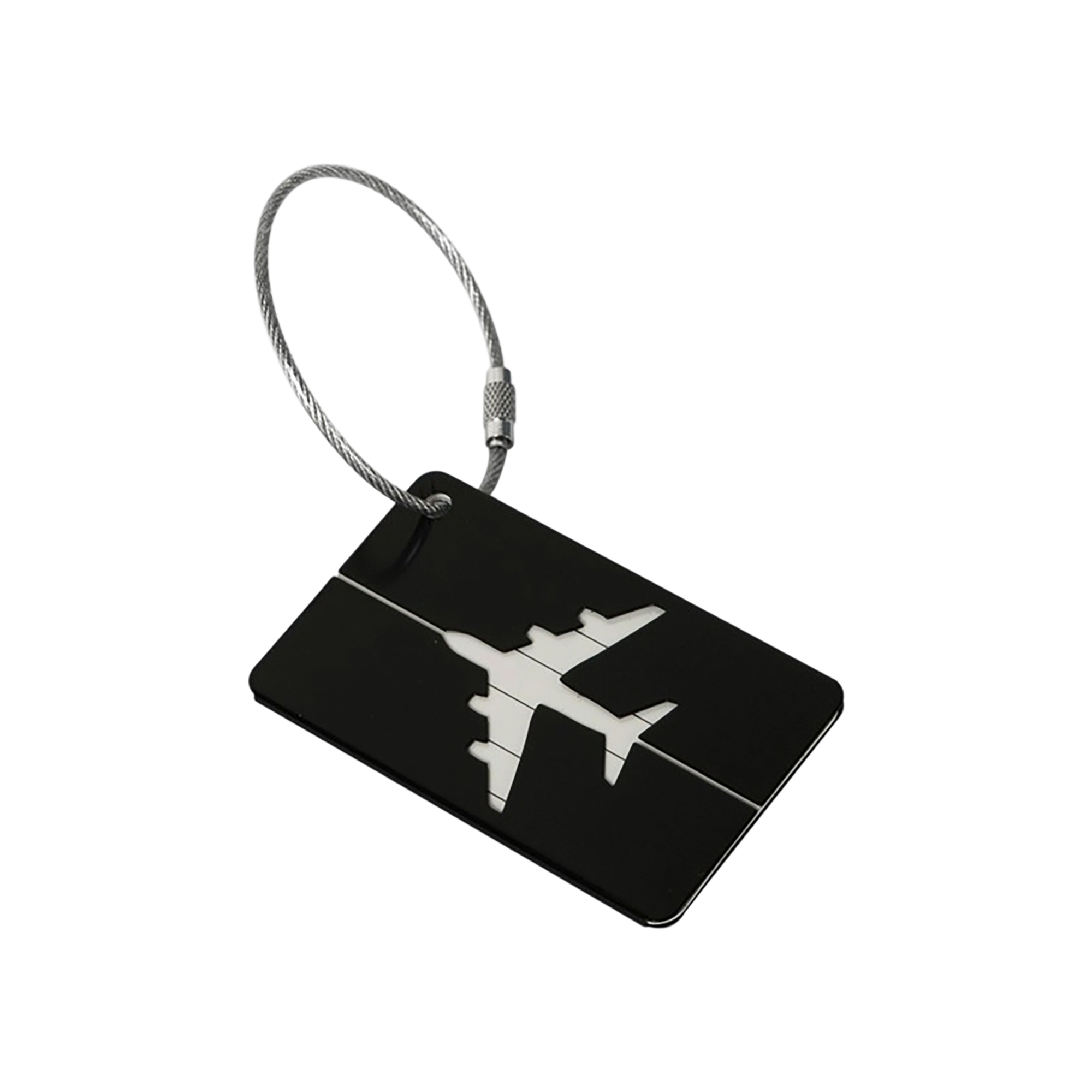 Aluminum Alloy Luggage Tag With Stainless Steel Loop And Name Card 11