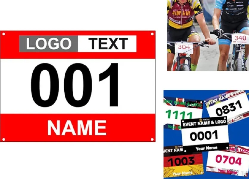 Custom Race Number - for Marathon Competitor 7