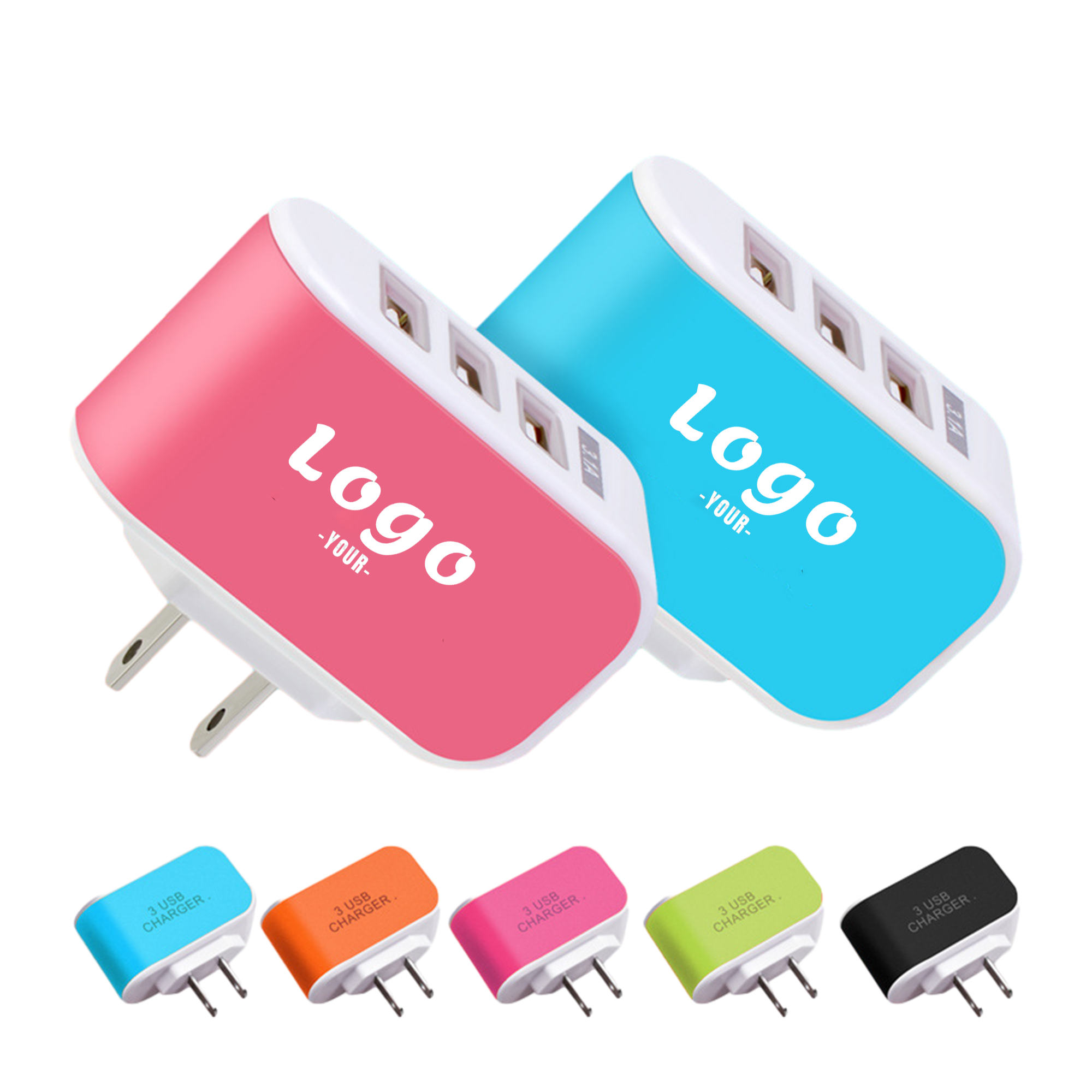 Rapid 3-Port USB Travel Charger 1