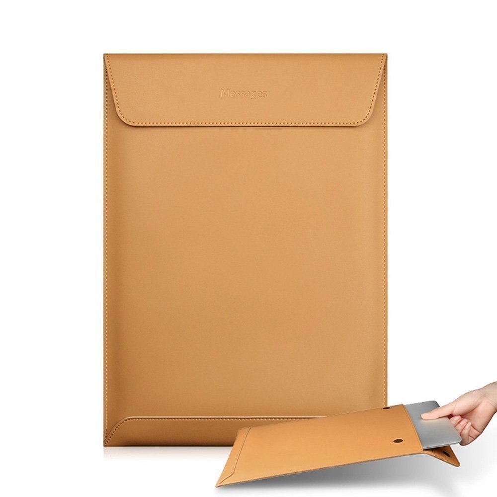 11/12/13/15 Inch Leather Laptop Sleeve Bag 2