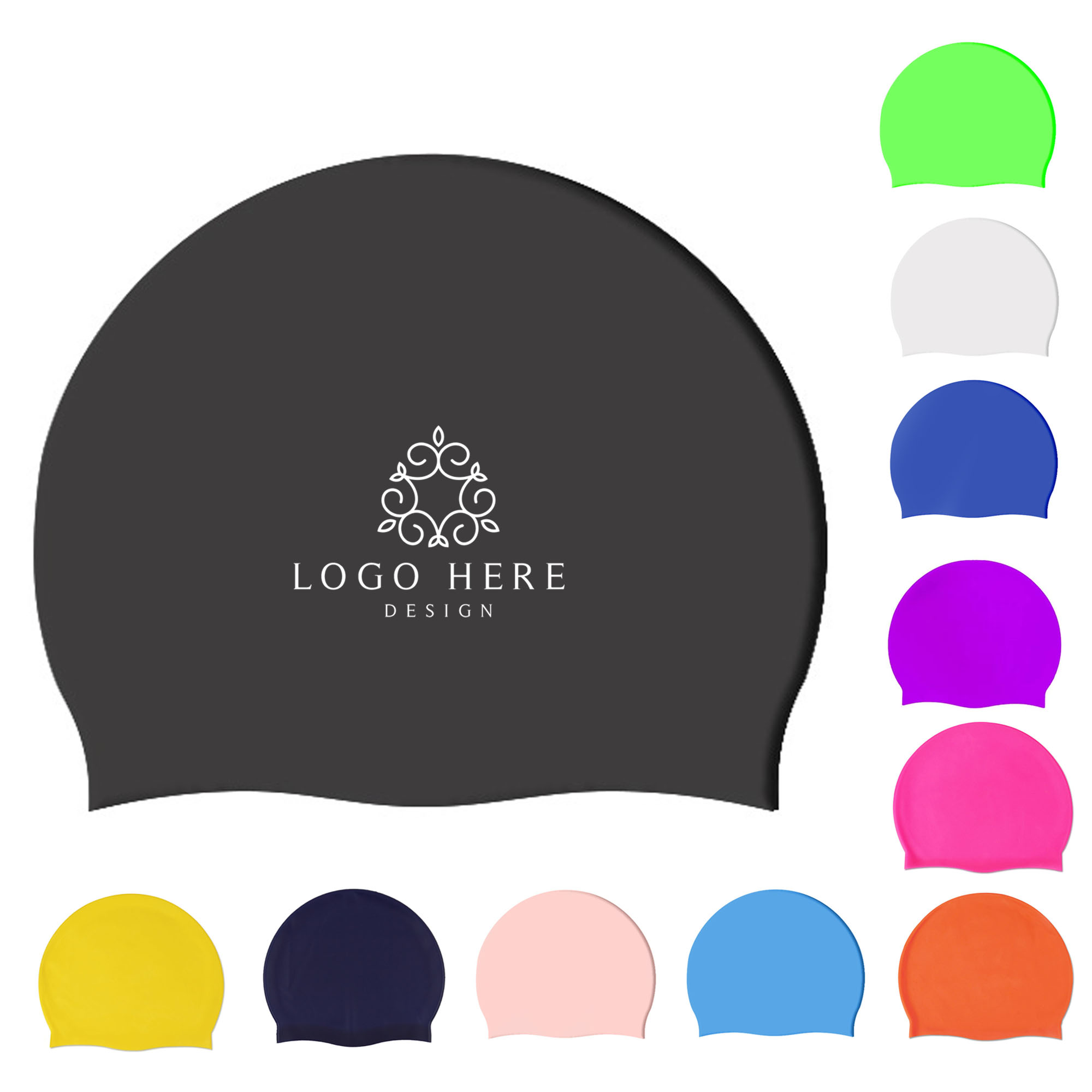 Silicone Swim Cap - Waterproof, Ear Protection 3