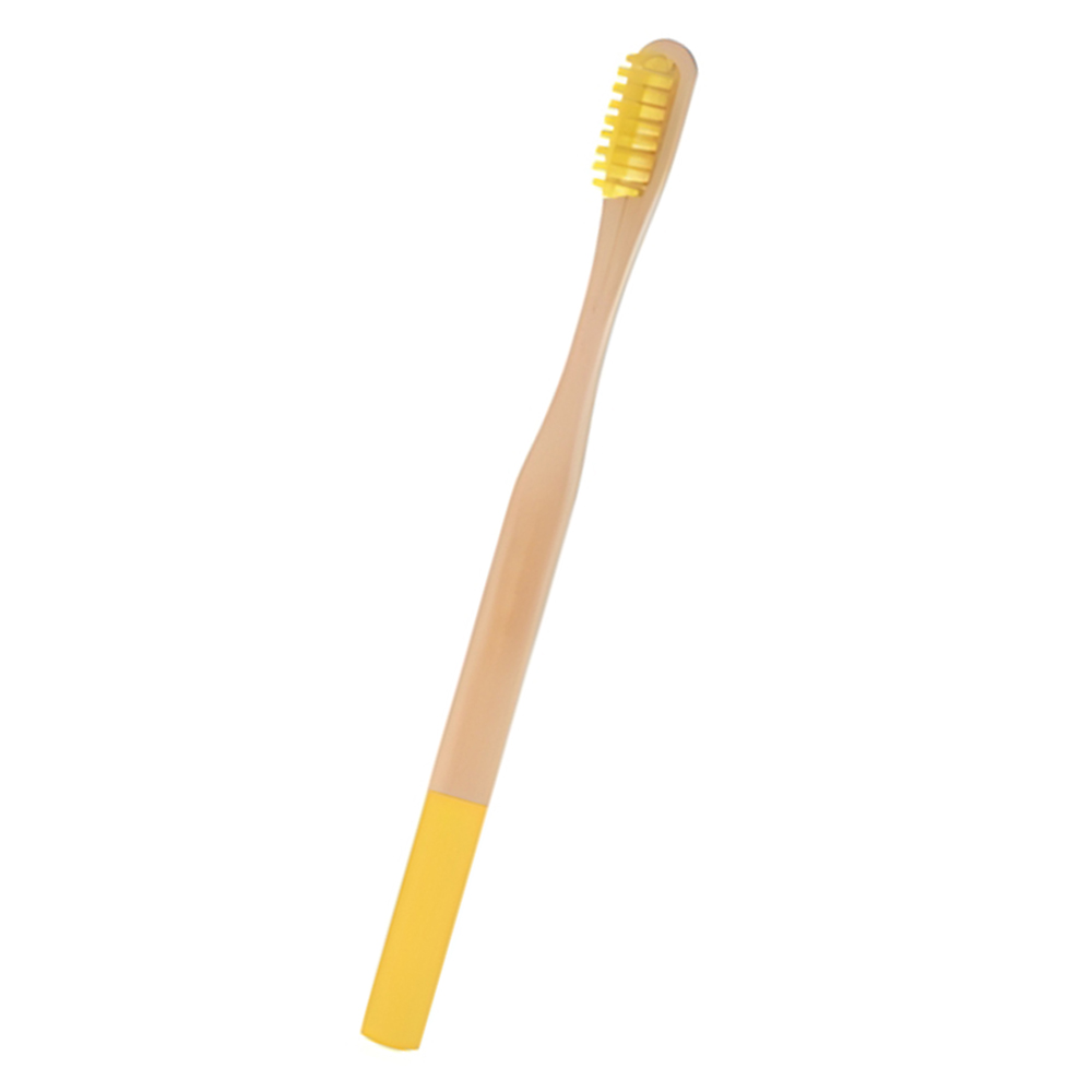 Round Handle Bamboo Toothbrush For Adult 7