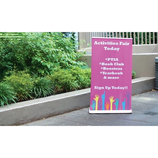 Adjustable Banner Stand 2