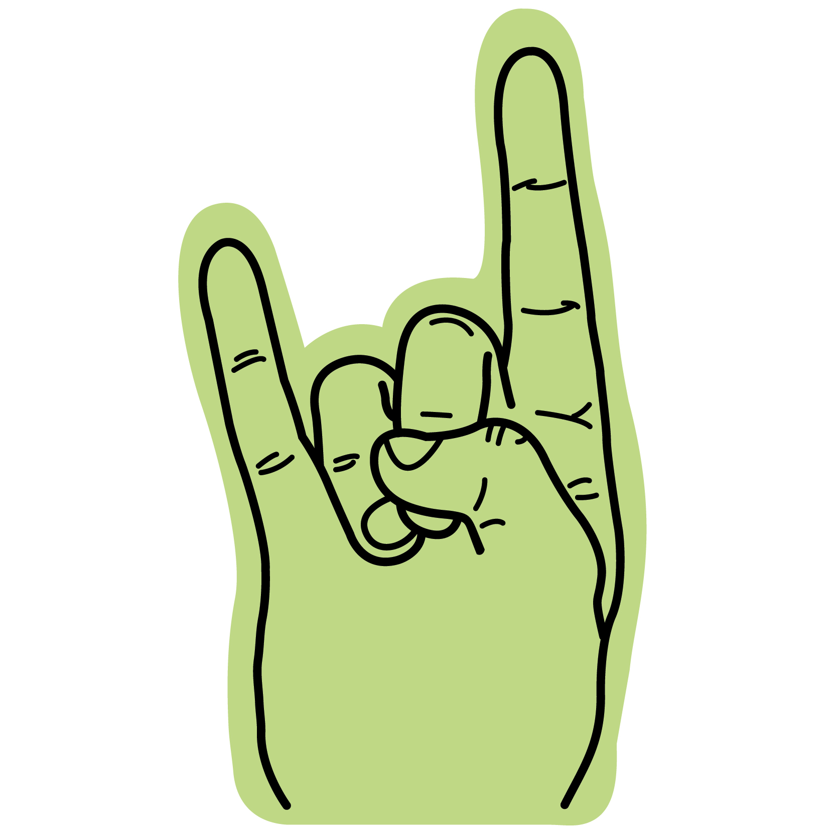 Rock On/ Horn Hand 8