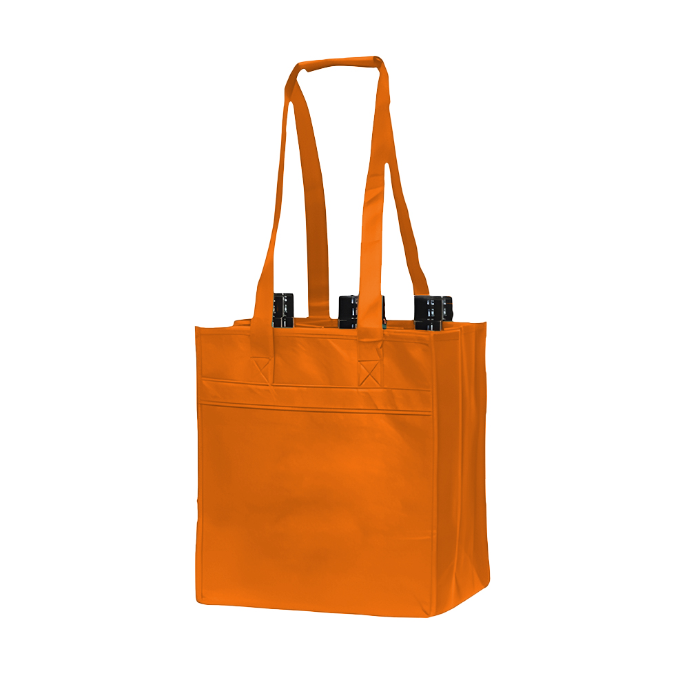 Tuscany Wine Bag - 4 Bottles Tote With Pocket 15