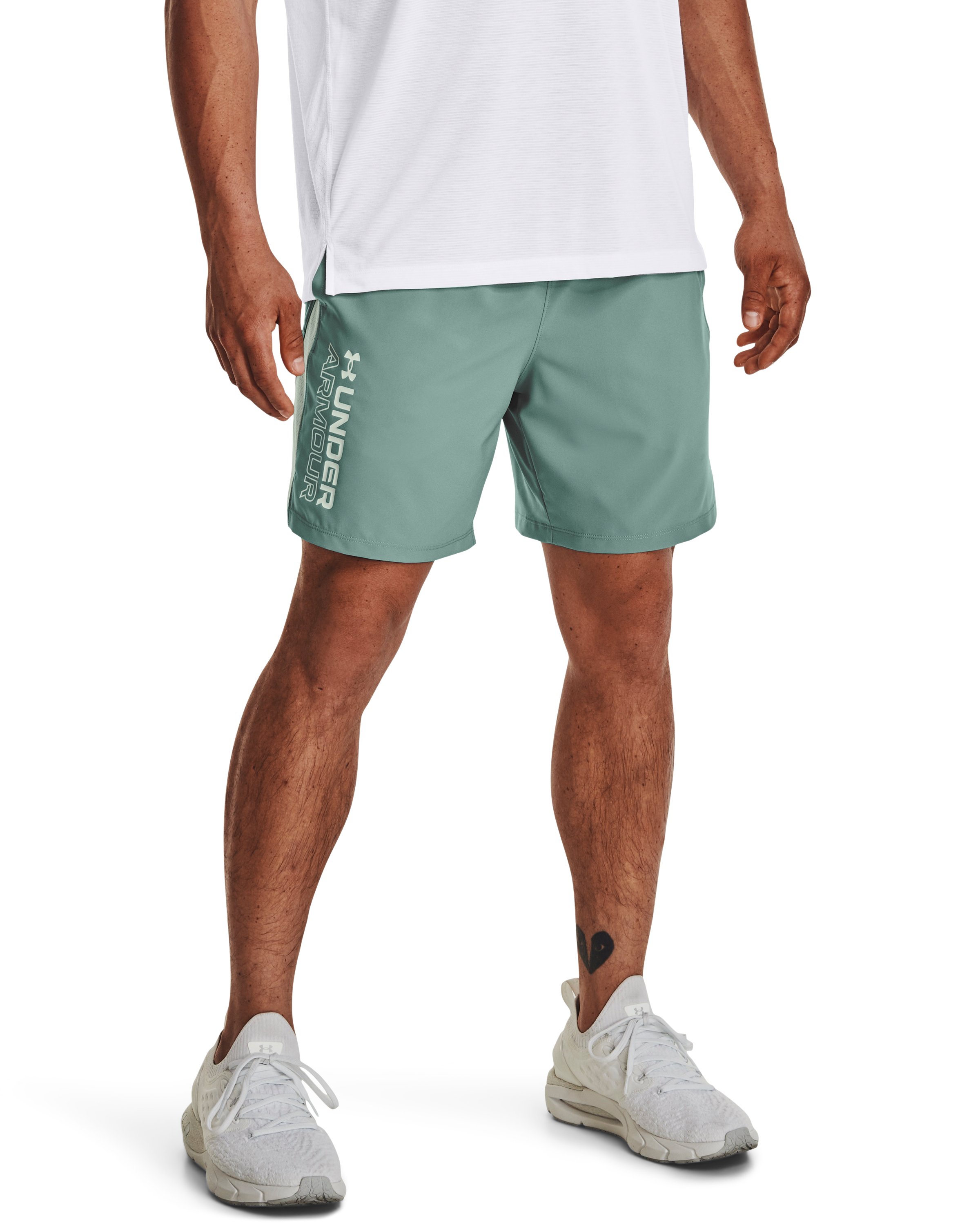 Men's UA Launch SW 7'' Wordmark Shorts 3