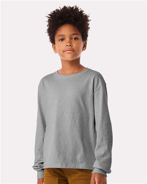 Youth 6oz. Heavyweight Long Sleeve Tee - 3511Y 75