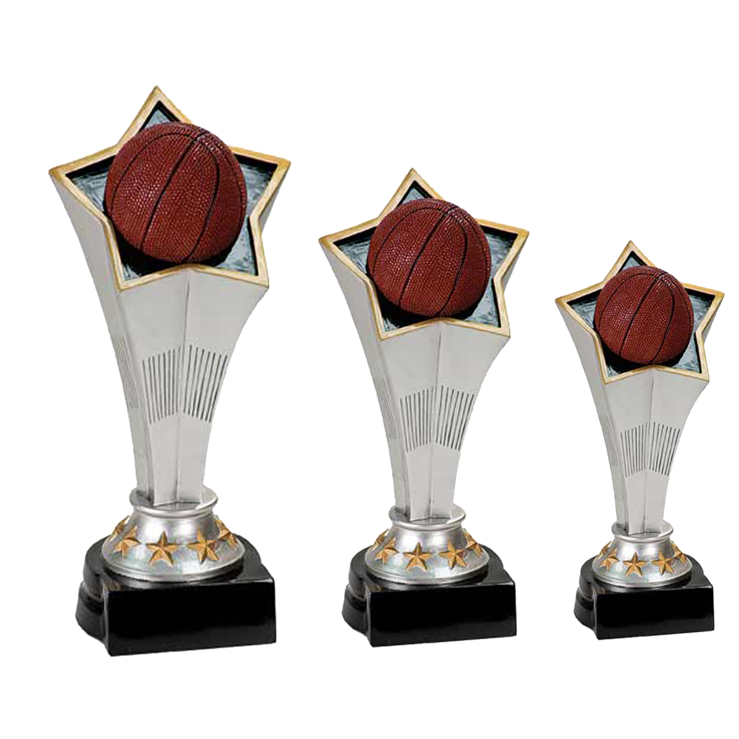 5.75" Basketball Rising Star Resin Trophy 2