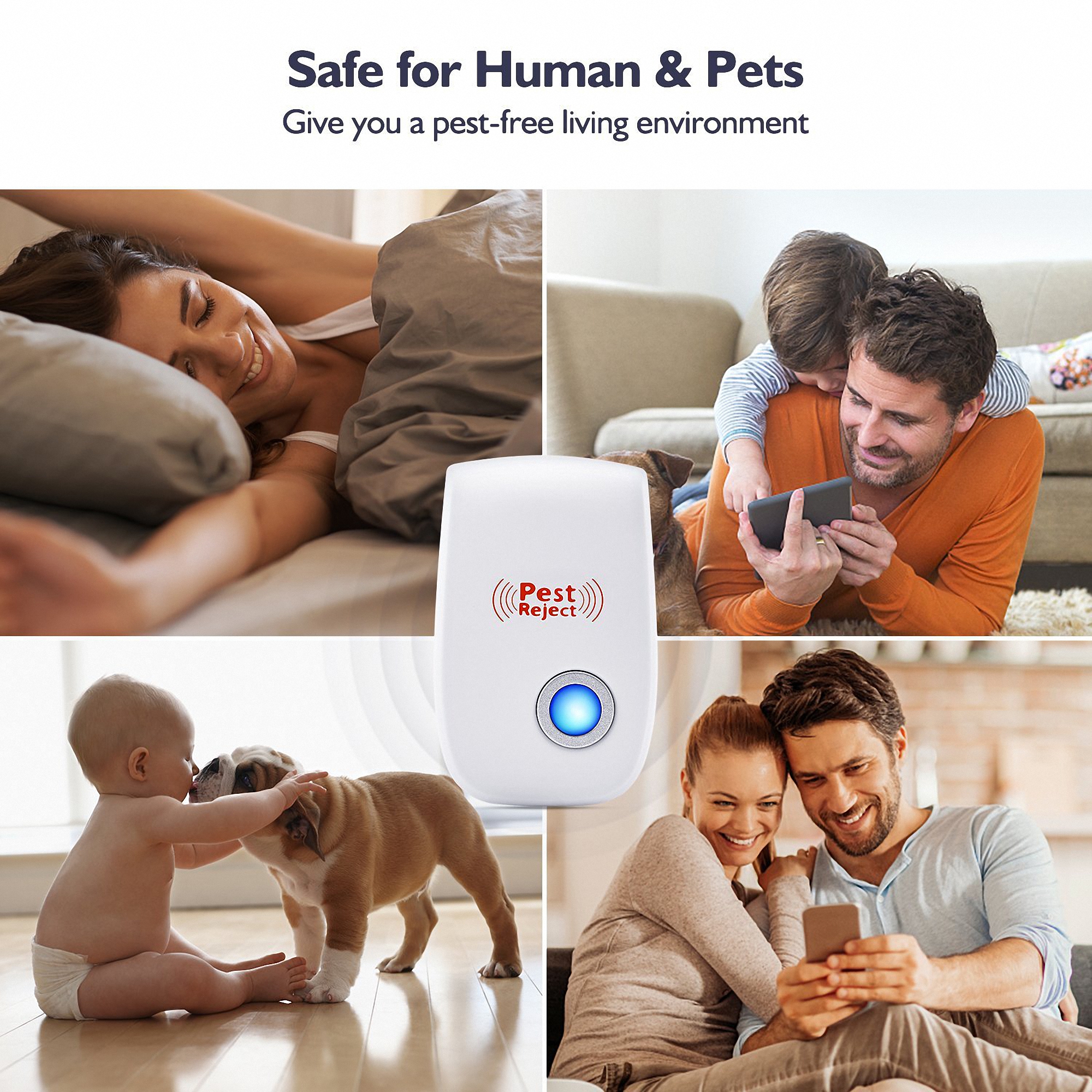 Ultrasonic Mosquito and Pest Repellent Device 5