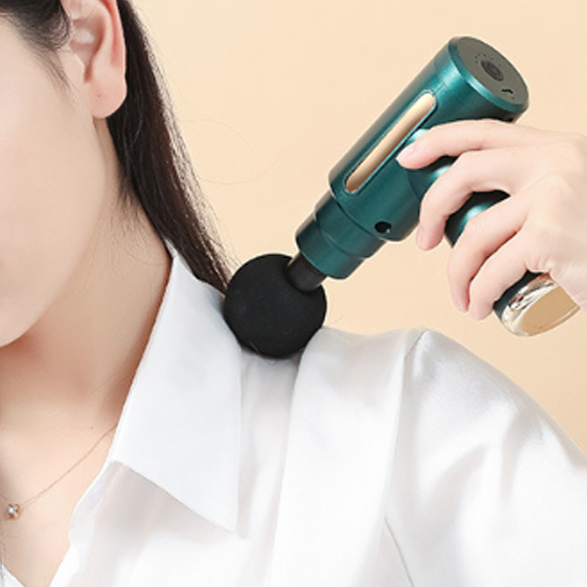 Mini Muscle Massage Gun with 4 Heads for Deep Tissue Relief 4