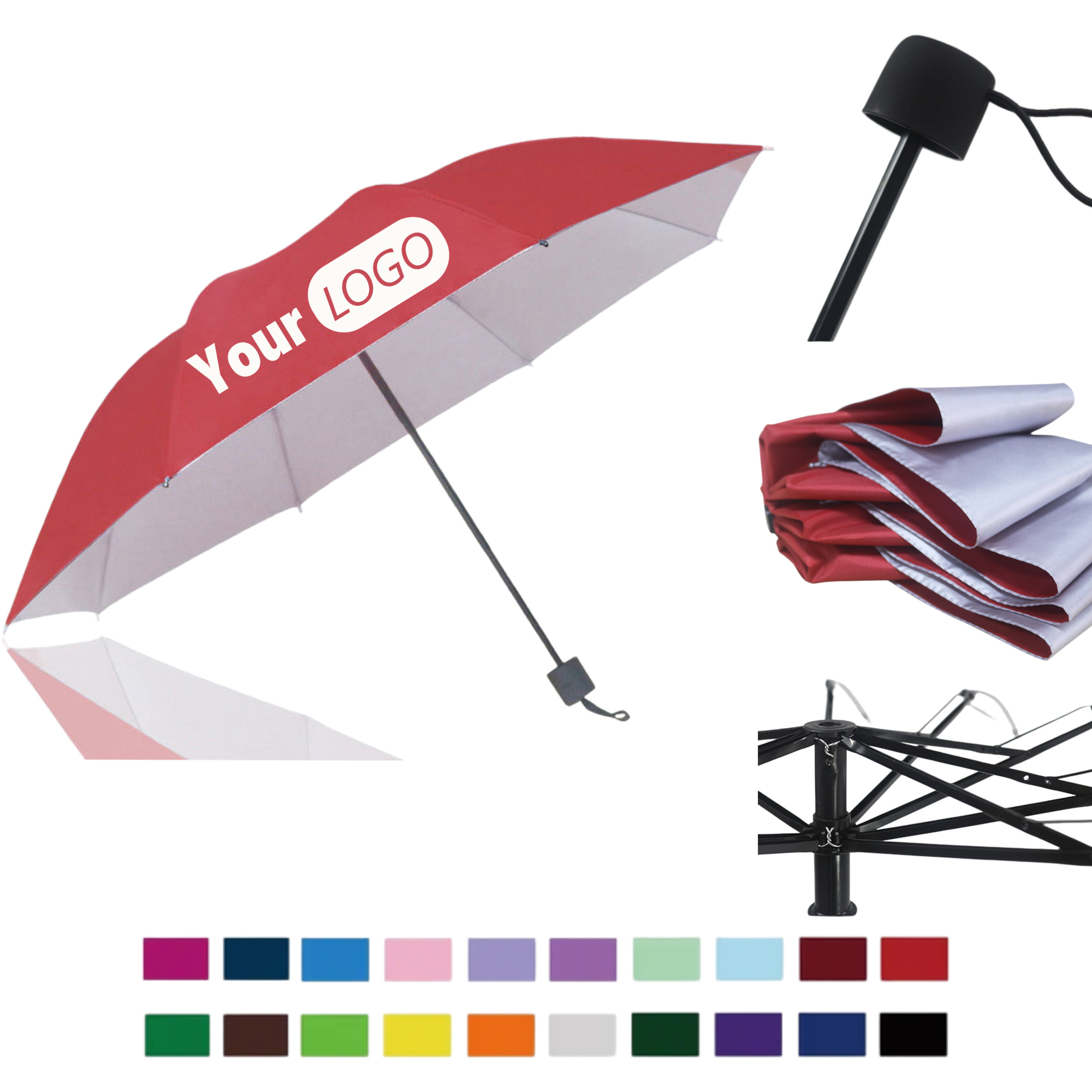 Colorful Compact Umbrella for Sun and Rain 2