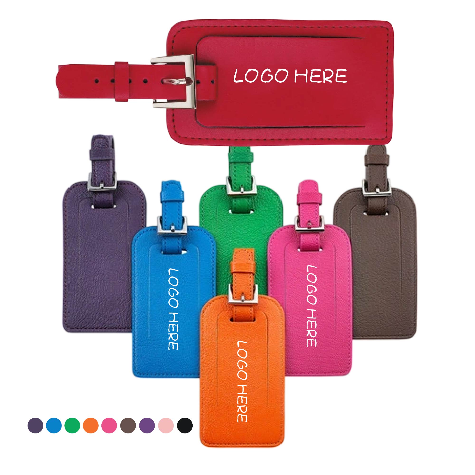 PU Leather Luggage Tag 2