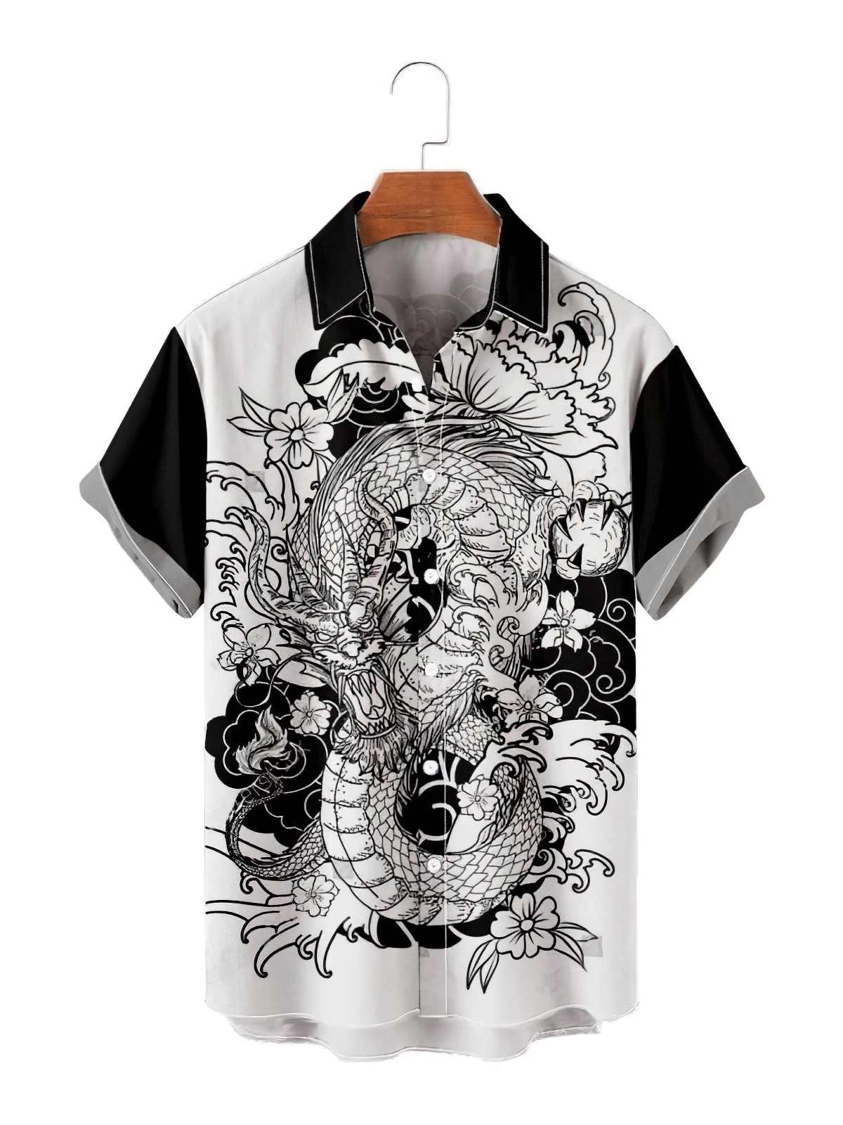 Customizable 3D Digital Print Hawaiian Shirt & Summer 4