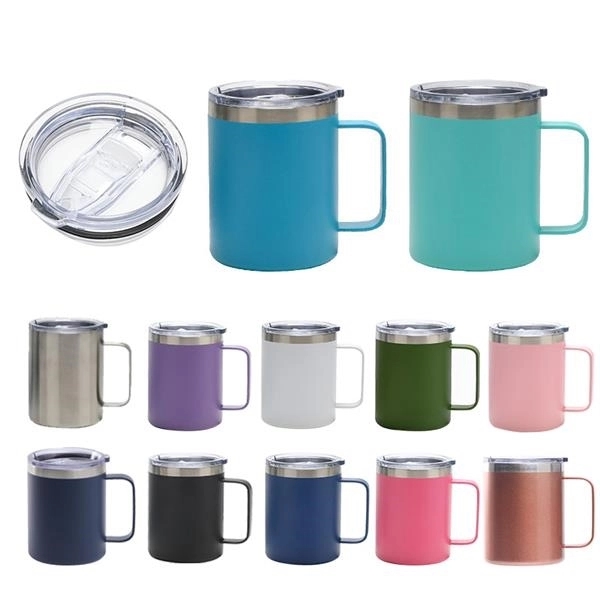 12 oz Insulated Coffee Cup with Lid 4