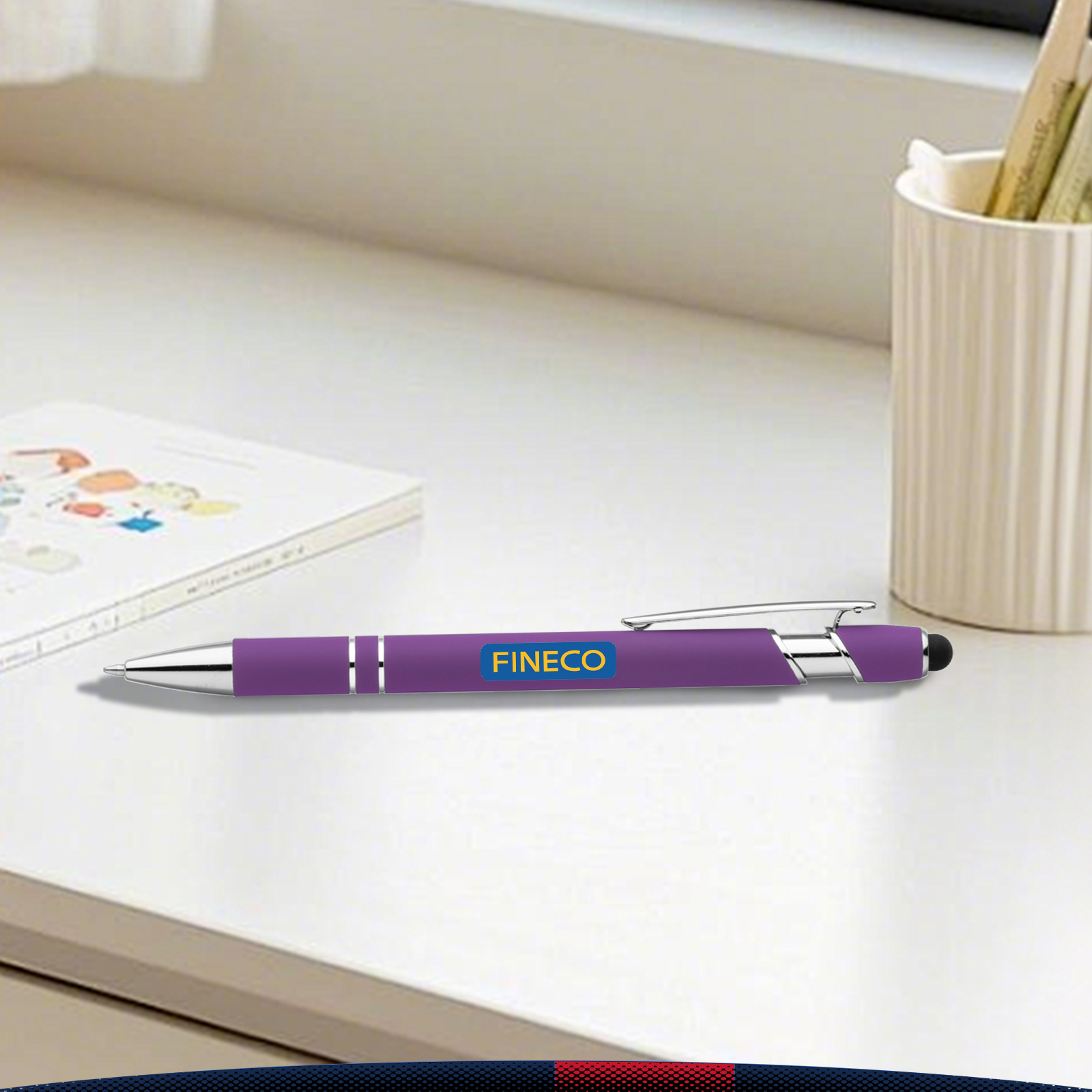 Carten Soft Touch Metal Stylus Ballpoint Pen 6