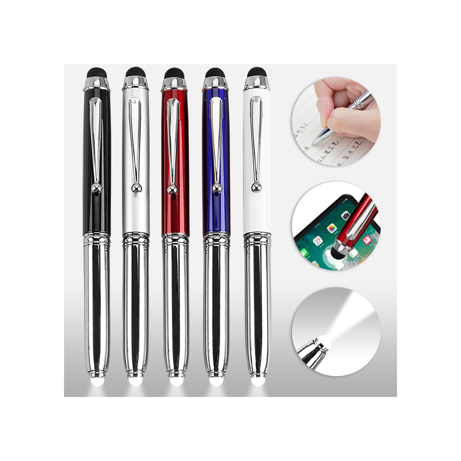 LED Ballpoint Stylus Pen