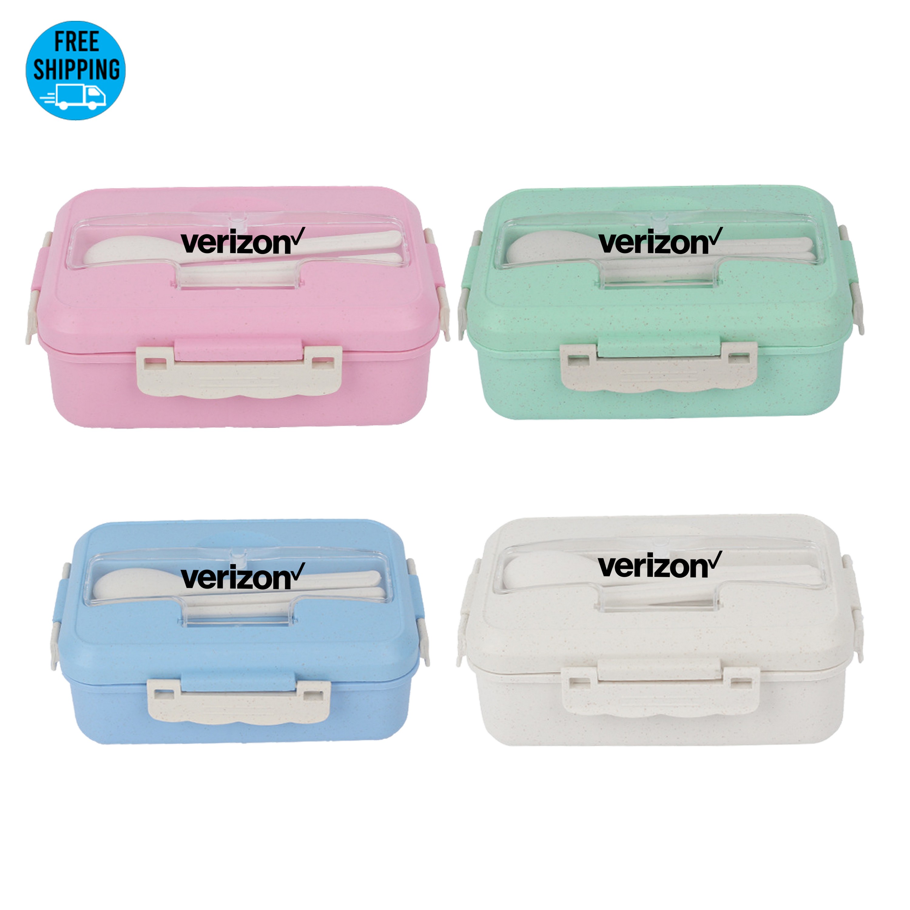 Wheat Straw Lunch Box-Ocean 4