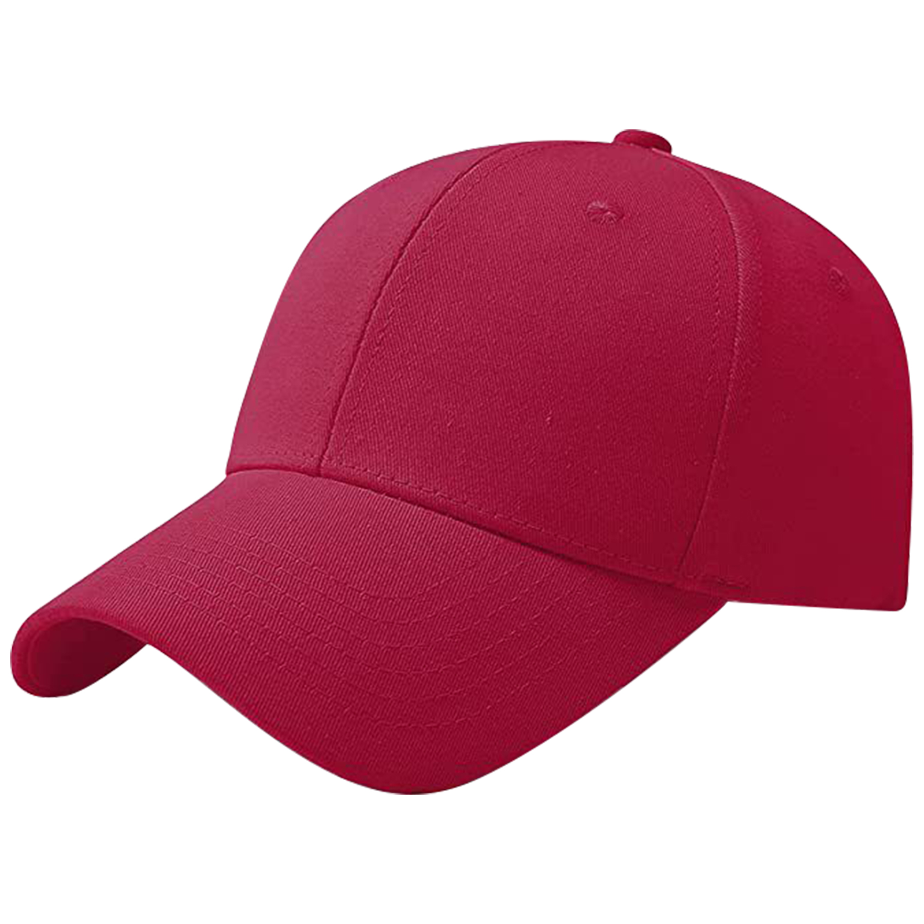 Classic 6-panel Curved Brim Baseball Cap With Plastic Snapback Clousure (MOQ: 1pc) 25