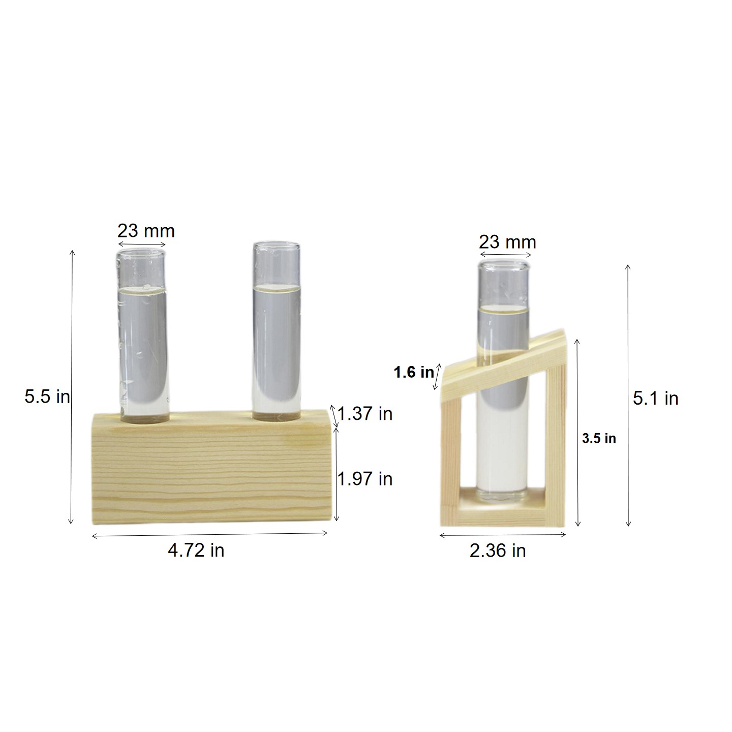 Glass Tube Planter 2