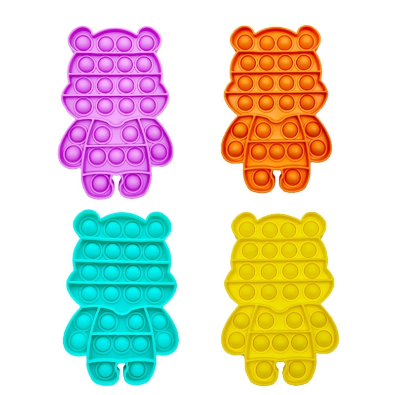 Bear Shape Push Bubble Fidget Toy 8