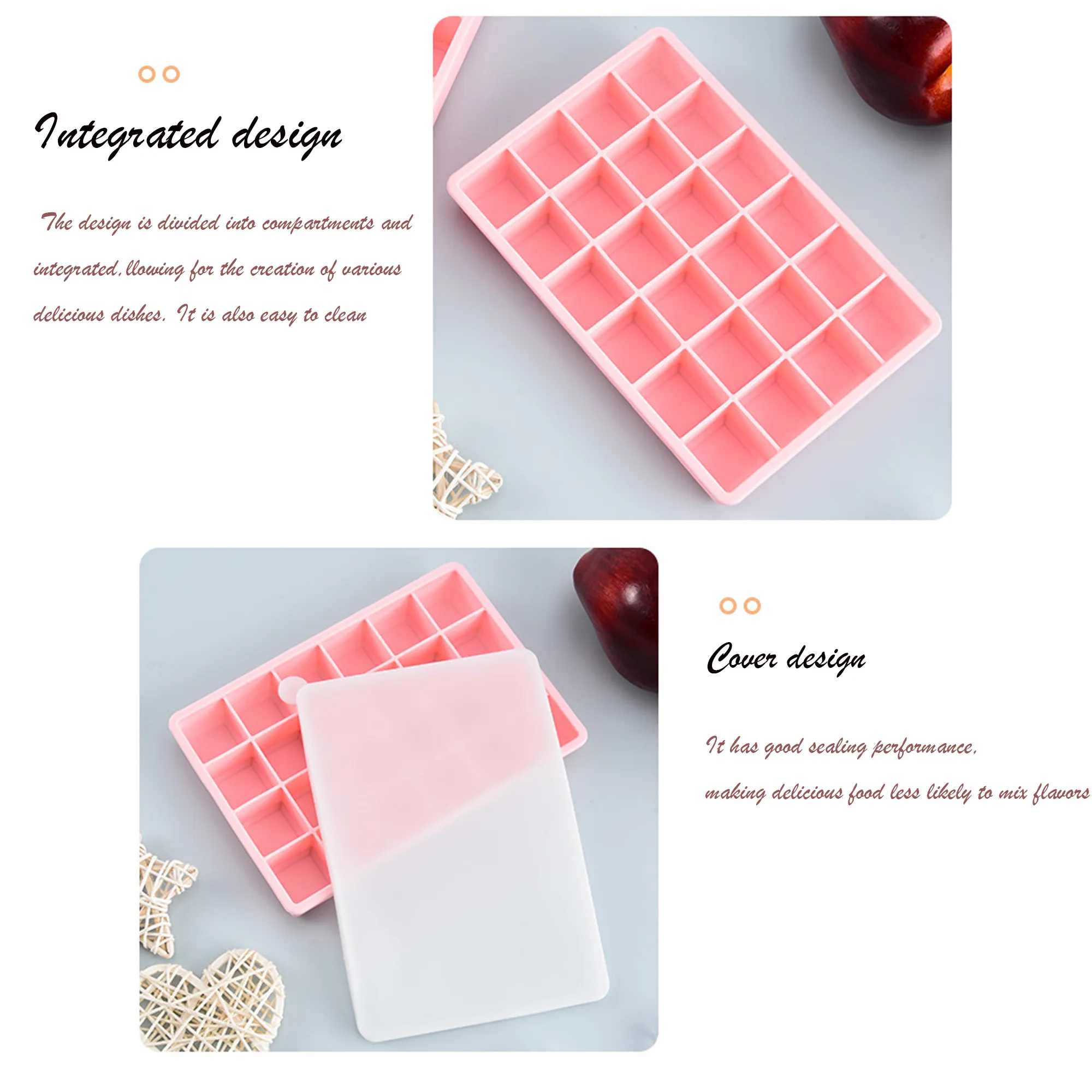 Silicone Ice Tray Food-Grade Quick-Freeze Easy Release 3