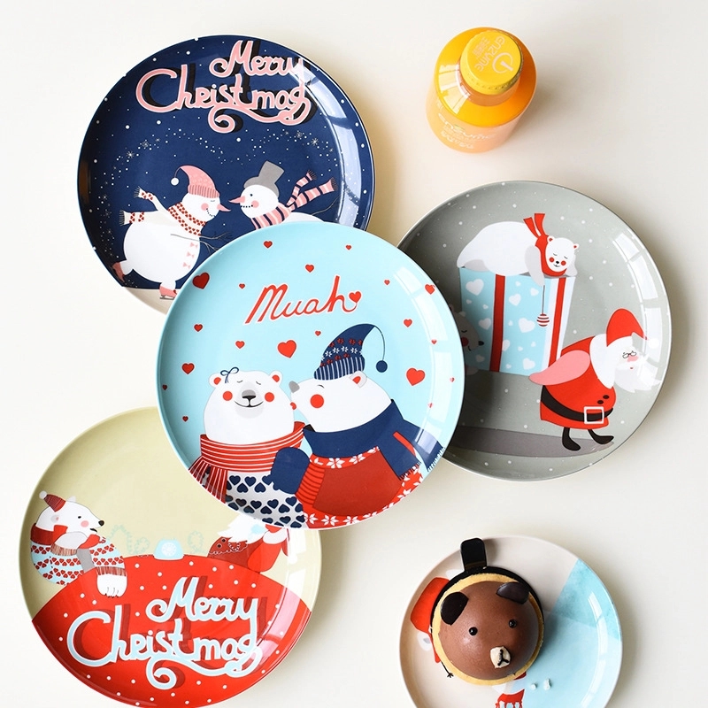 Christmas Fine Bone China Dinner Plate 6
